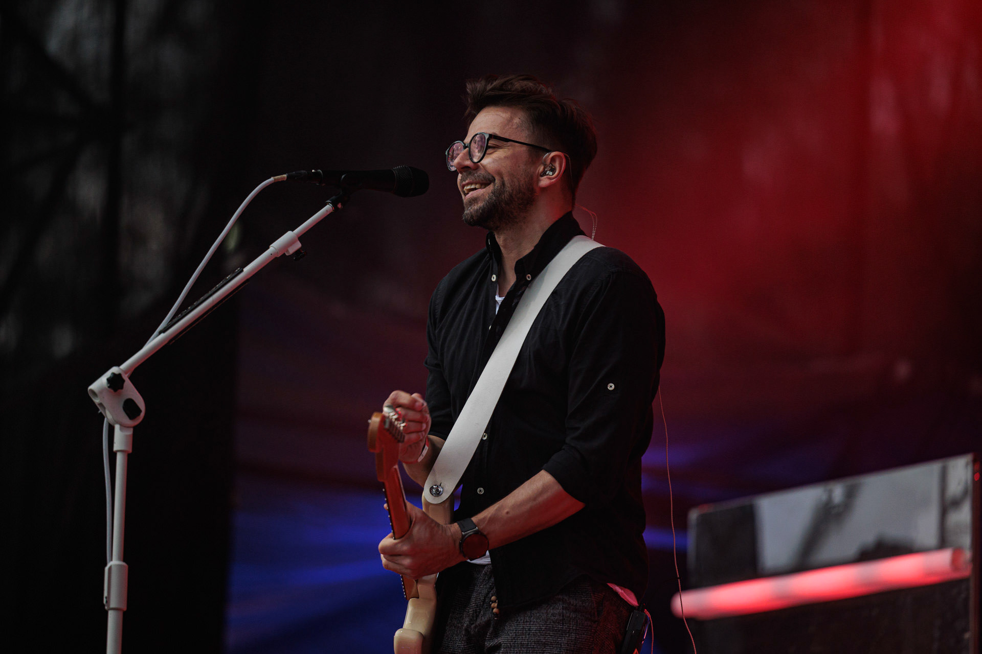 13.05.2022 Happysad Juwenalia Politechniki Warszawskiejn/z Jakub Kawalec – wokal, gitara, rock alternatywny, Mystic Production, Juwenalia 2022,fot. Andrzej Wasilkiewicz/Reporter