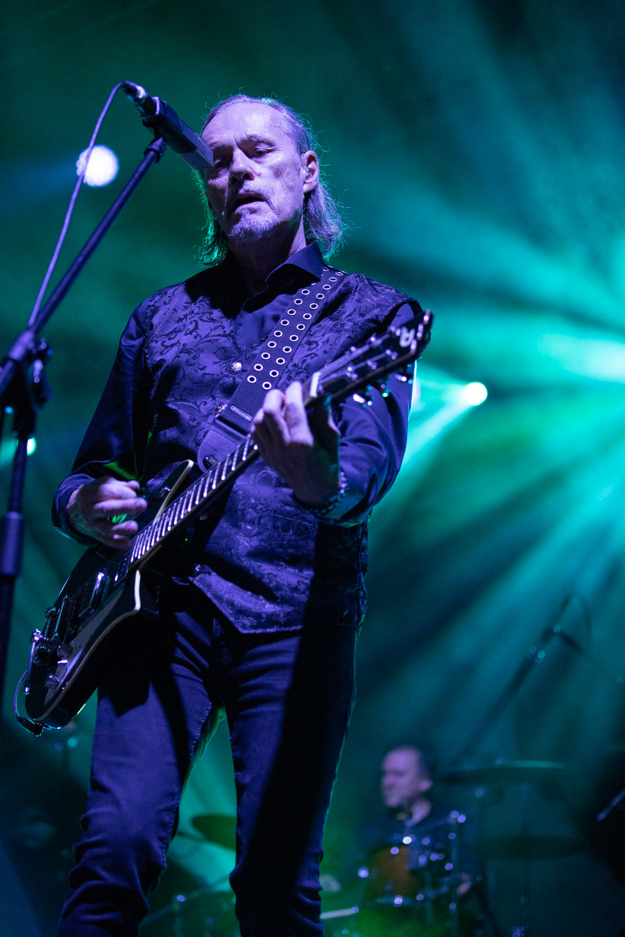 13.08.2021 koncert Me And That Man w Warszawie,Letnia scena Progresji, Gramy do Woli.n/z John Porter - gitara, wokal,Fot. Andrzej Wasilkiewicz/Reporter