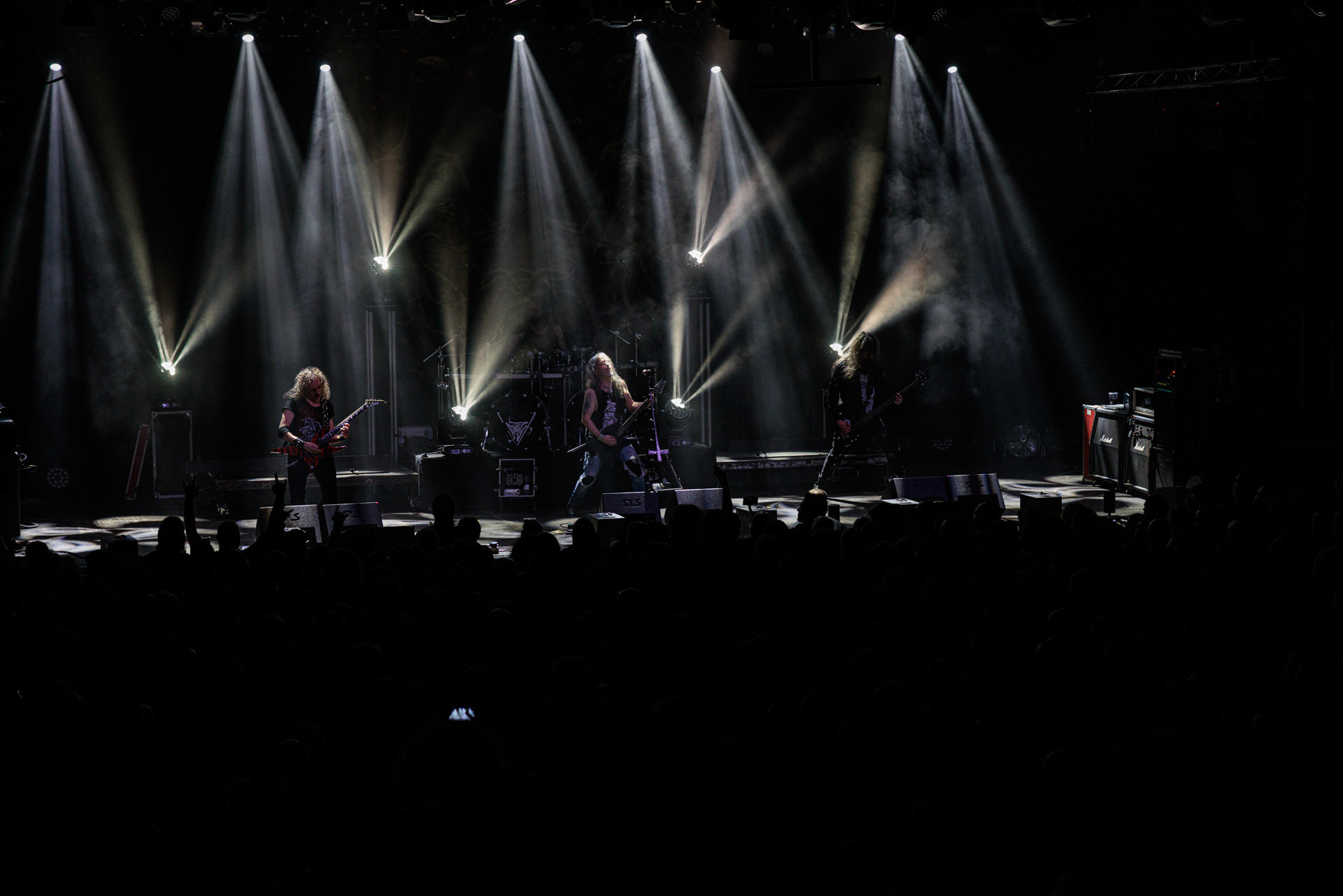 18.02.2022 - Vader - trasa Przebudzenie Tyranow koncert w warszawskiej Progresji.Peter: Guitar + VocalsSpider: GuitarHal: BassKruszyna: DrumsLeft Hand Sounds, Knock Out Productions, Massive Music,fot. Andrzej Wasilkiewicz/Reporter