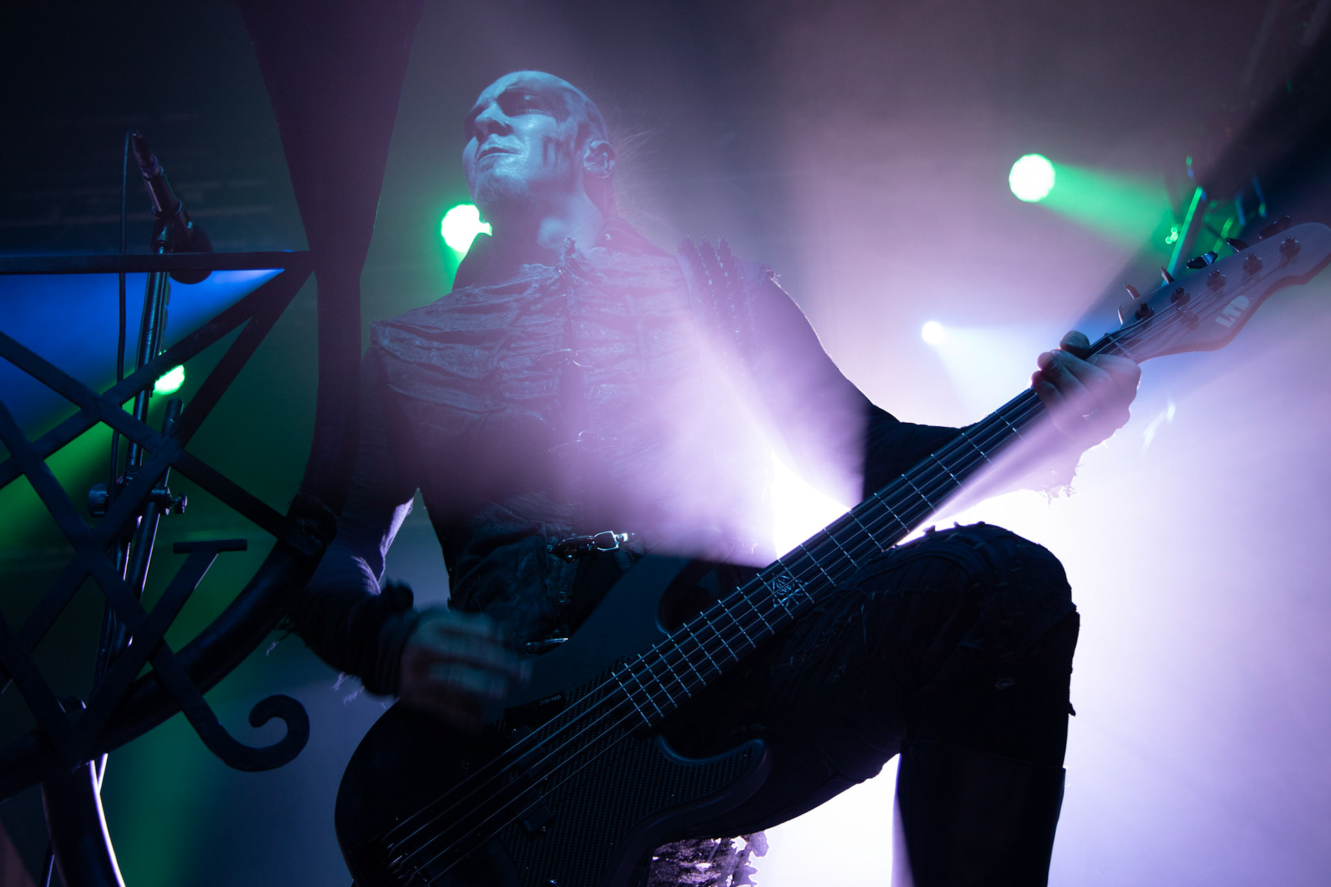 14.12.2018r. Behemoth koncert Merry Christless - Warszawa Progresja, Adam "Nergal" Darski – gitara, wokal prowadzący, 
Zbigniew "Inferno" Promiński – perkusja,
Tomasz "Orion" Wróblewski – gitara basowa, Patryk "Seth" Sztyber – gitara,  fot. Andrzej Wasilkiewicz/Reporter