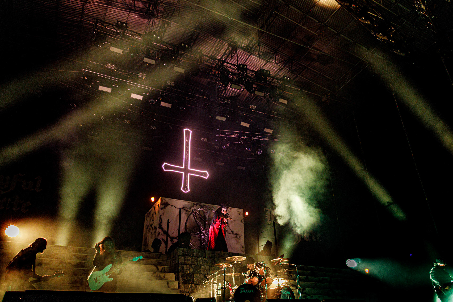 4.06.2022 Mercyful Fate Mystic Festival 2022 Gdansk. King Diamond, Kim Bendix Petersen,Mystic Coalition.fot. Andrzej Wasilkiewicz/Reporter