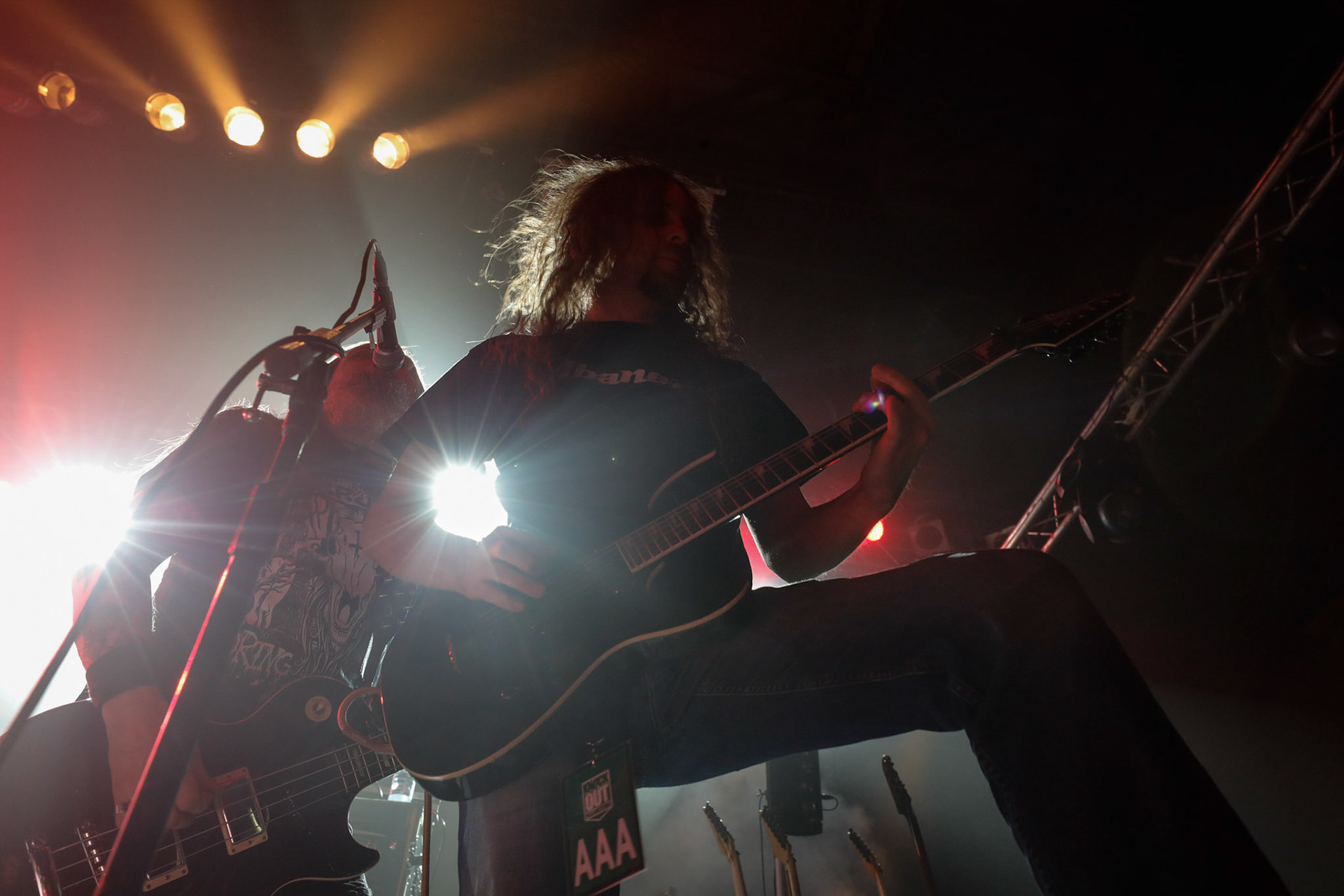 30.11.2018 Knock Out Tour 2018 - Warszawa Progresja -VIRGIN SNATCH  thrash metal, death metal,
Łukasz "Zielony" Zieliński wokal,
Grzegorz "Grysik" Bryła  gitara, 
Paweł Pasek  gitara, 
Piotr "Anioł" Wącisz  gitara basowa, 
Jacek Nowak perkusja,  fot. Andrzej Wasilkiewicz/Reporter