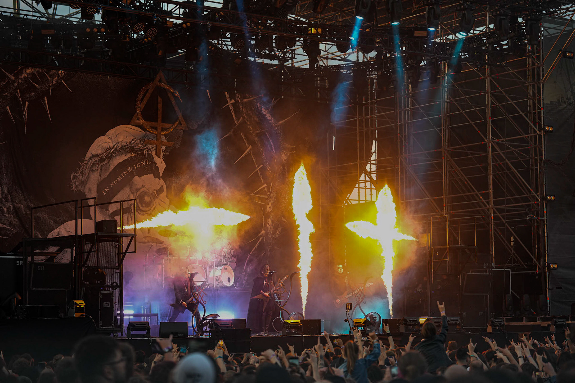 7.06.2023 Behemoth dzien pierwszy festiwaluMystic Festival 2023, Stocznia Gdanska fot. Andrzej Wasilkiewicz/Reporter