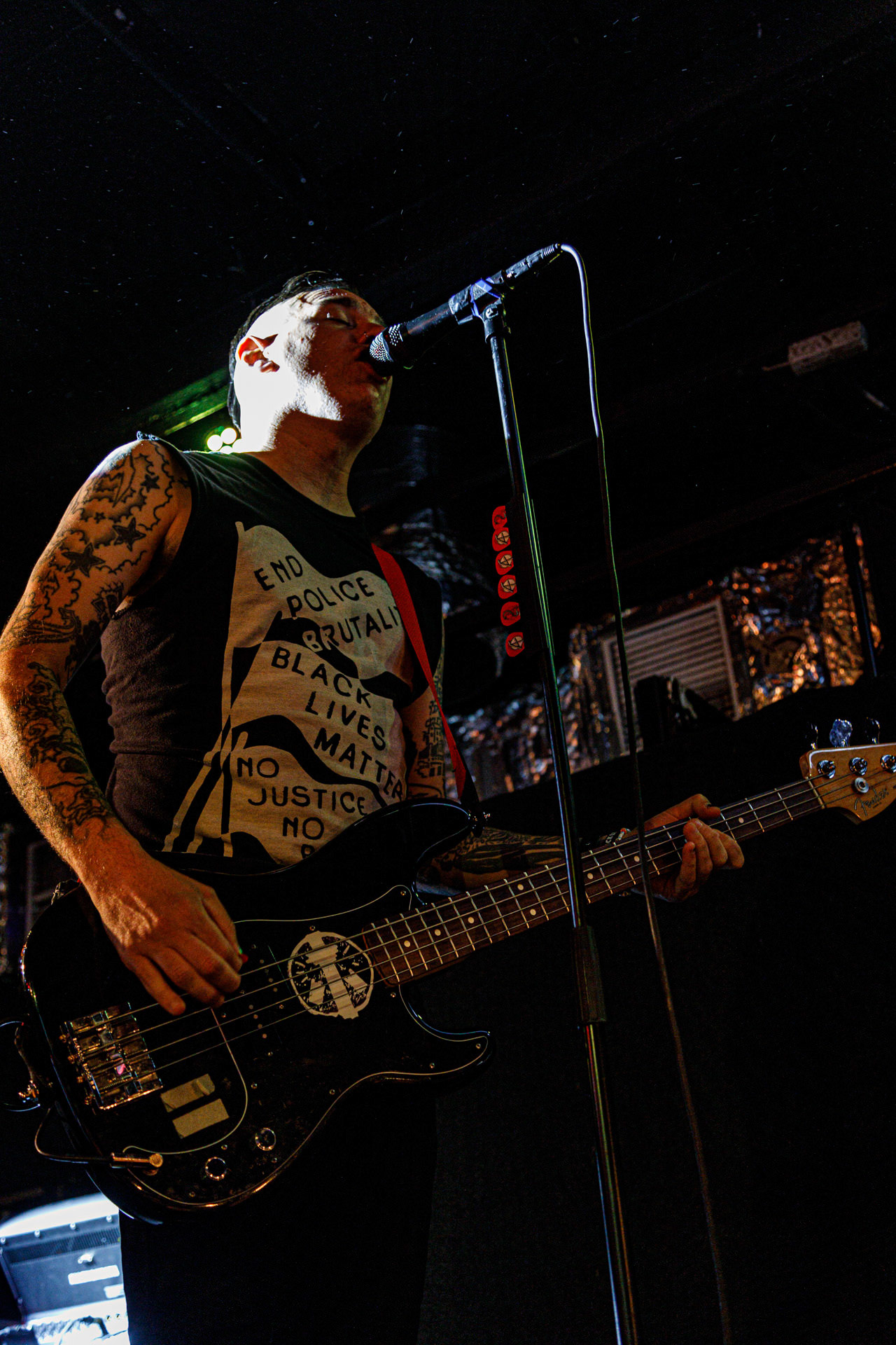19.07.2022 ANTI-FLAG Amerykanska legenda punk-rocka na warszawskim koncercie w klubie Proxima.Produkcja WiniaryBookings. fot. Andrzej Wasilkiewicz/Reporter