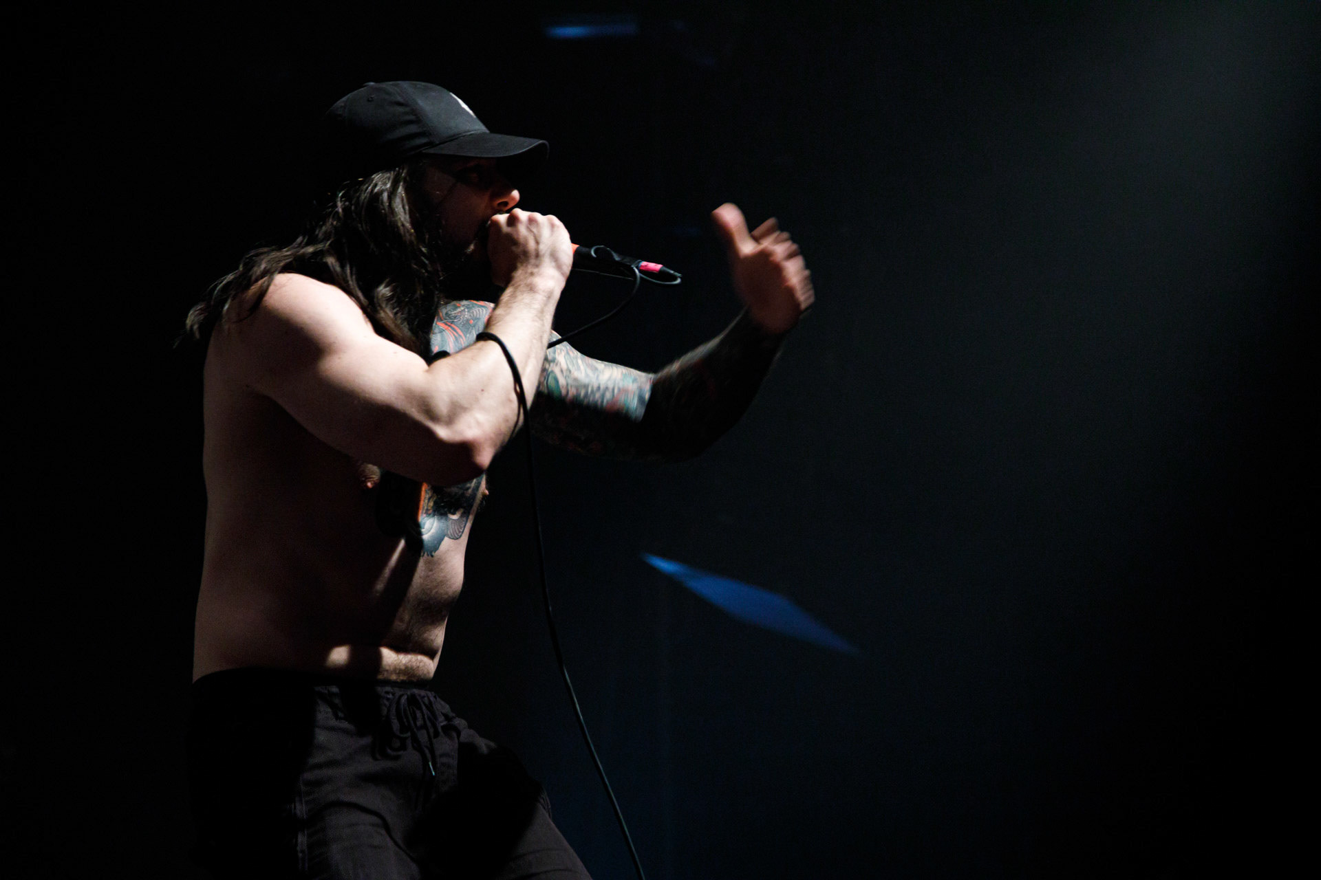 9.07.2022 Get The Shot Frozen Sun Fest 2022, Warszawa, klub Progresja, kanadyjski hardcore z Quebec, wscieklosc i gniew wobec tego co dostaja od zycia.Jean-Philippe Lagace - wokal,Tom Chiasson - gitara,Guy-Pierre Genest - gitara,Dan Fisher Roberge - bass,David St. Pierre - perkusja,fot. Andrzej Wasilkiewicz/Reporter