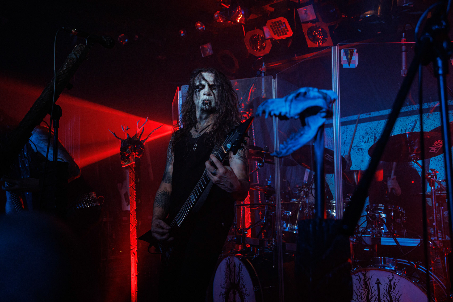 18.03.2022 HATE - INFERNALIS RESURGENTIS - Warszawski koncert zespolu HATE.Warszawski HATE, ktory promuje swoj najnowszy album zatytulowany 'Rugia' wydany 15-go pazdziernika nakladem Metal Blade Records, zapowiada przekrojowy set siegajacy korzeni zespolu. Black metal, death metal, polski metal.n/z Adam "ATF Sinner - Adam The First Sinner" Buszko - wokal gitara, fot. Andrzej Wasilkiewicz/Reporter