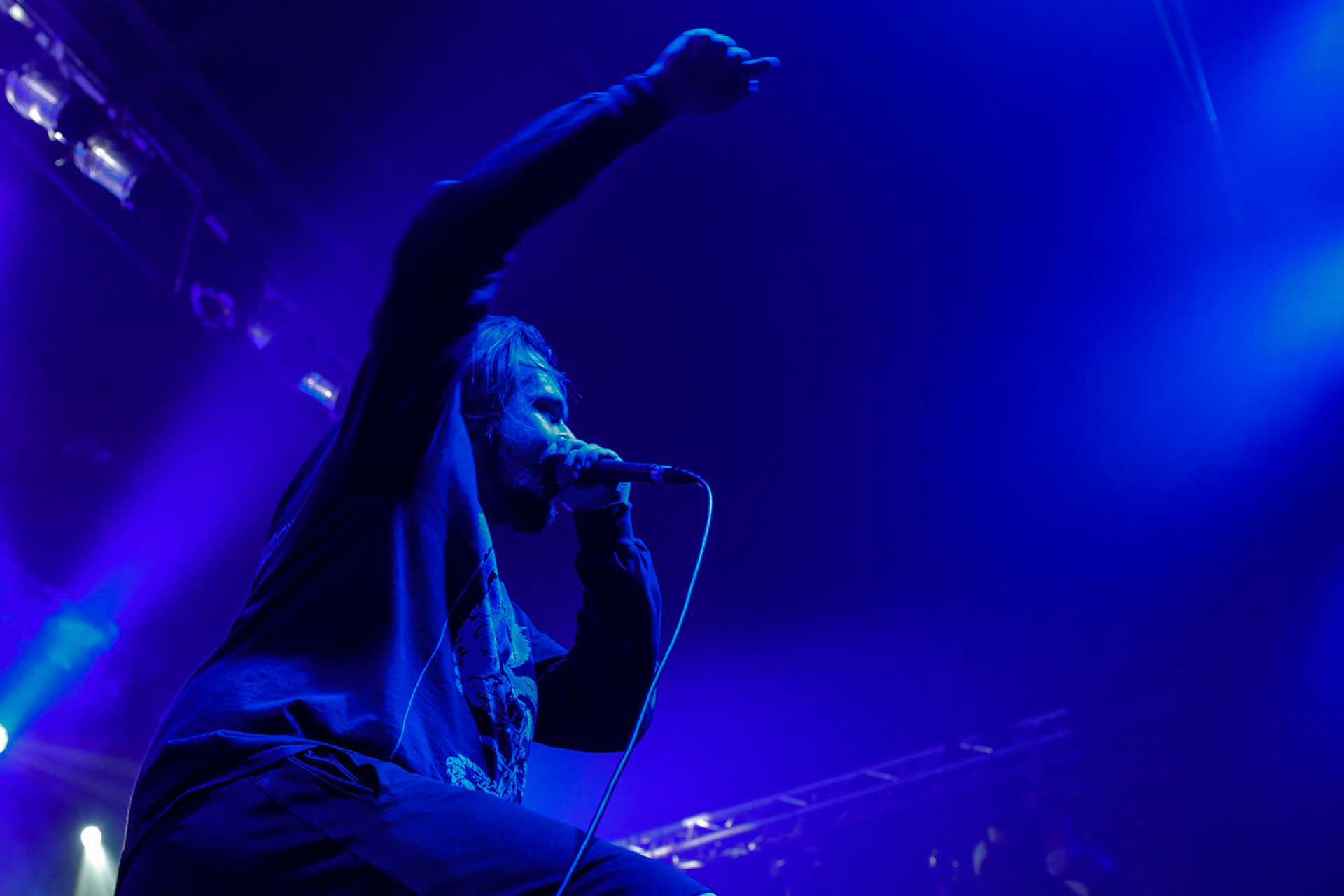 30.11.2018 Knock Out Tour 2018 - Warszawa Progresja - DROWN MY DAY deathcore, metalcore, death metal, 

Maciek "Groov" Korczak wokal, 
Arkadiusz Antosz gitara basowa, 
Sergiusz Smolnicki gitara, 
Sławomir Wojtas gitara, 
Kuba Homik perkusja, fot. Andrzej Wasilkiewicz/Reporter