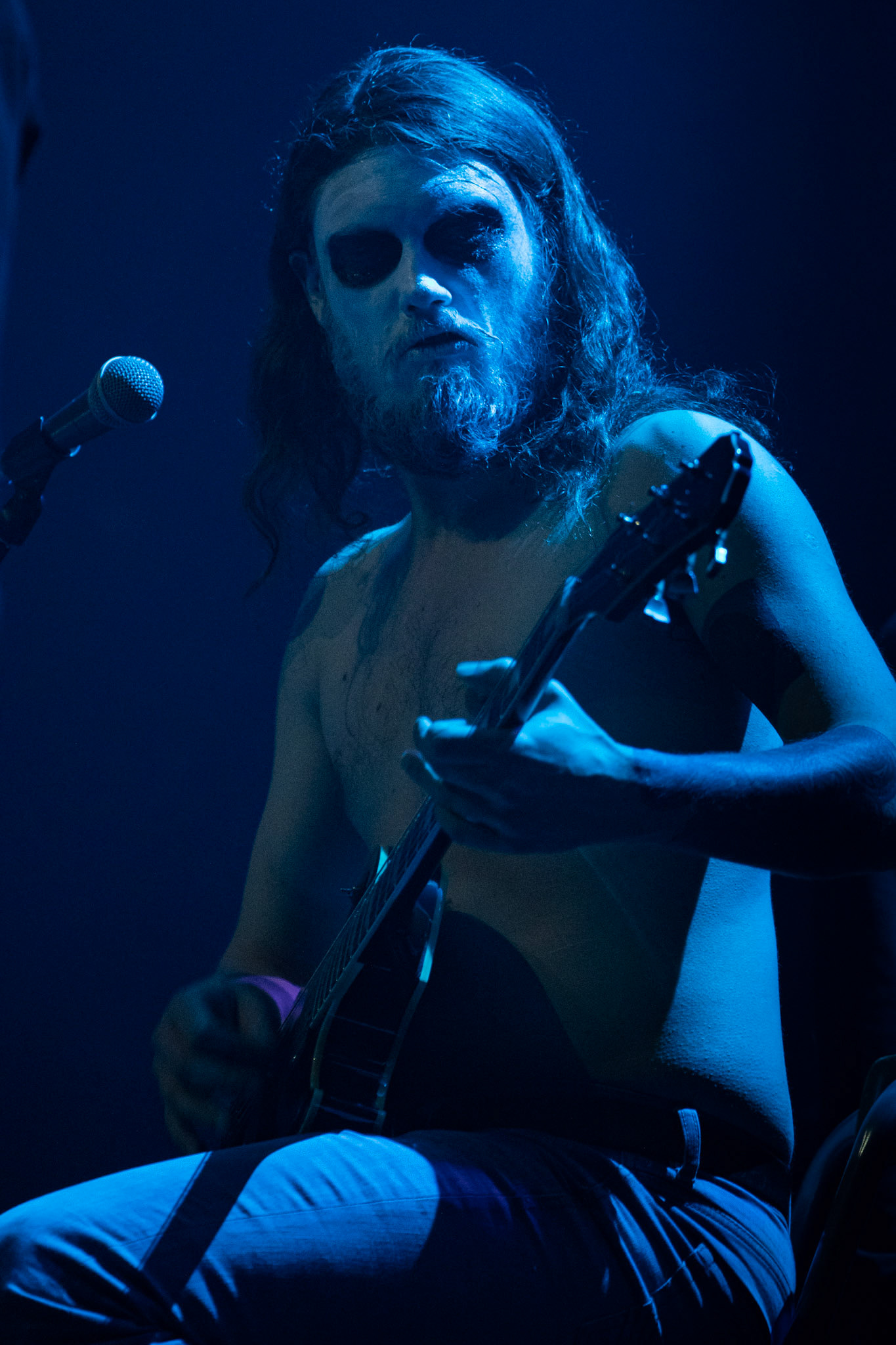 15.12.2019 koncert polskiego zespołu pieśni i końca Furia, Merry Christless 2019, Warszawa Klub Progresja,
zespół Nihila, kolektyw Let The World Burn, black metal, eksperymentalny metal, nekrofolk,
n/z Michał "Nihil" Kuźniak – wokal, sample, gitara, 
New Aeon Musick, Knock Out Productions
fot. Andrzej Wasilkiewicz/REPORTER