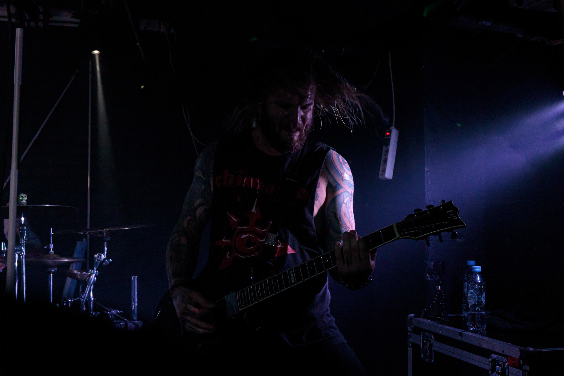 25.04.2022 DAGOBA - koncert warszawska Hydrozagadka, Dagoba francuski industrialmetal, groovemetal, Ecdysis By Night Tour 2022 produkcja Knock Out Productionsfot. Andrzej Wasilkiewicz/Reporter