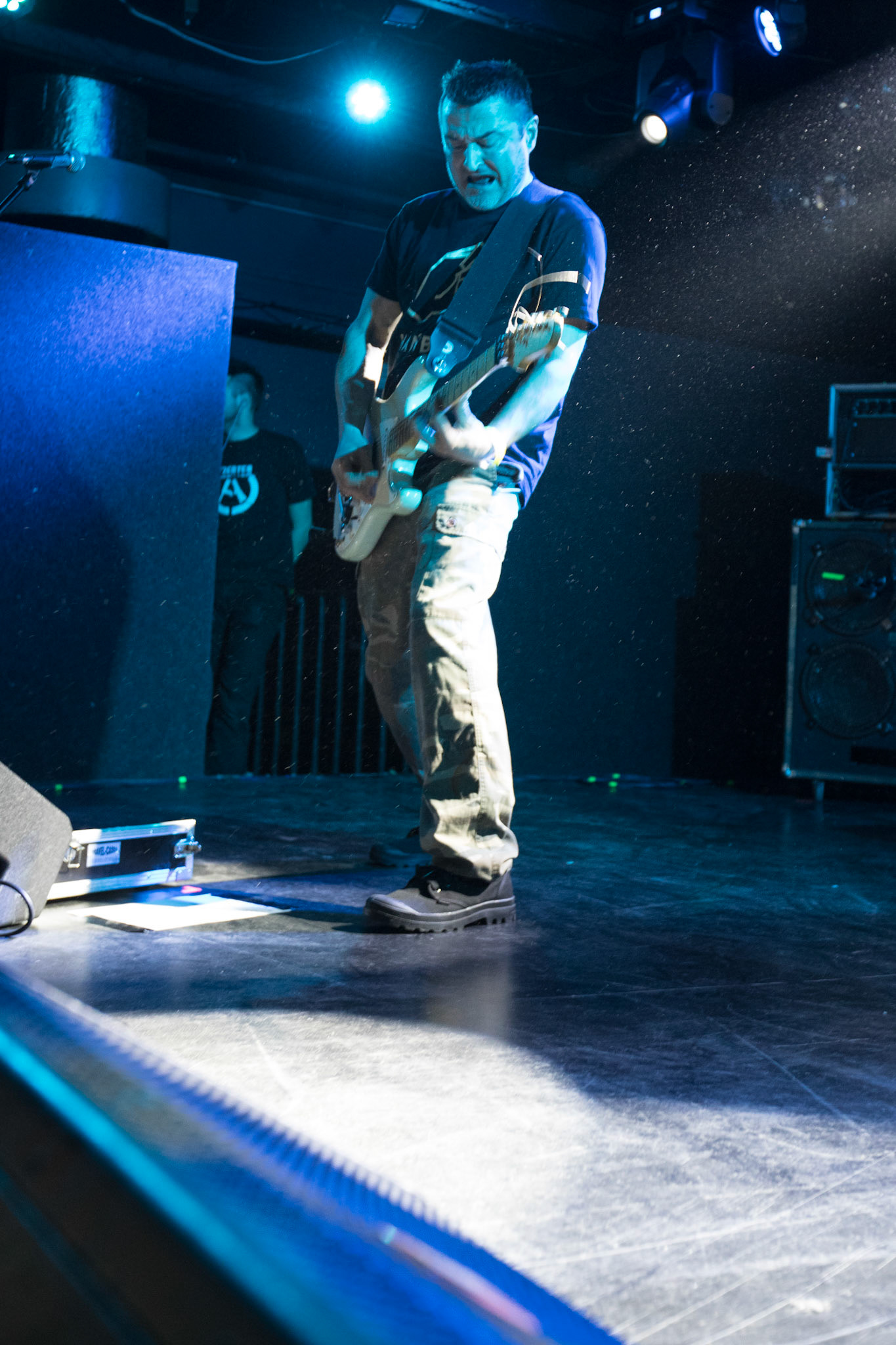 9.12.2017r Dezerter koncert Proxima, Robert Robal Matera gitara, wokal, Krzysztof Grabowski perkusja , Jacek Chrzanowski gitara basowa fot. Andrzej Wasilkiewicz/Reporter