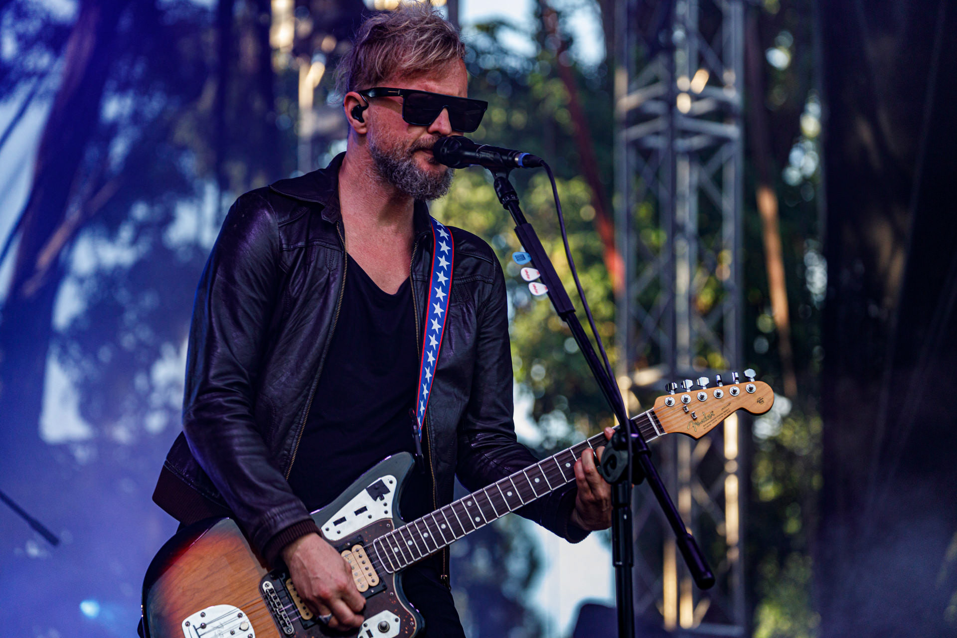 10.07.2022 Organek -  Antyfest Antyradia 2022 - Warszawa, letnia scena klubu Progresja. Tomasz Organek – gitara, wokal,Adam Staszewski – gitara basowa,Robert Markiewicz – perkusja,Tomasz Lewandowski – instrumenty klawiszowe,Rock alternatywny.fot. Andrzej Wasilkiewicz/Reporter