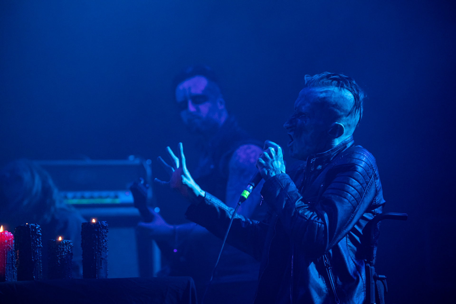 15.12.2019 koncert polskiego zespołu Blaze Of Perdition, Merry Christless 2019, Warszawa Klub Progresja,
black metal,
n/z Piotr "Mścisław" Bajus – gitara basowa, 
n/z Krzysztof "Wizun" Saran – perkusja,
n/z Łukasz "93" Barański – gitara,
n/z Paweł "Sonneillon" Marzec – wokal,
New Aeon Musick, Knock Out Productions
fot. Andrzej Wasilkiewicz/REPORTER