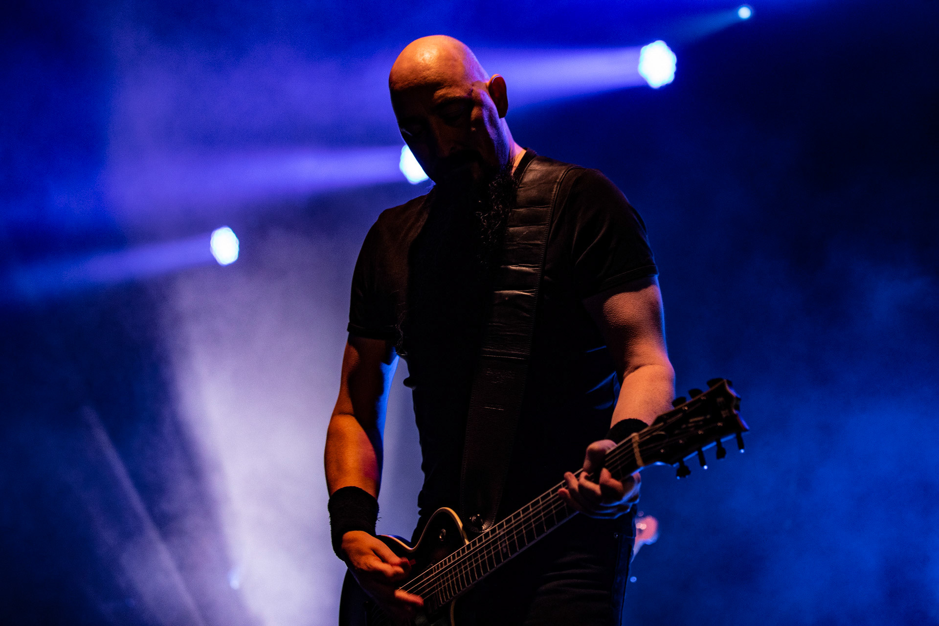 16.09.2021 Paradise Lost - koncert  Krakow, Hype Park,Knock Out Production, Nuclear Blast, n/z Aaron Aedy – gitara rytmiczna,Fot. Andrzej Wasilkiewicz/Reporter