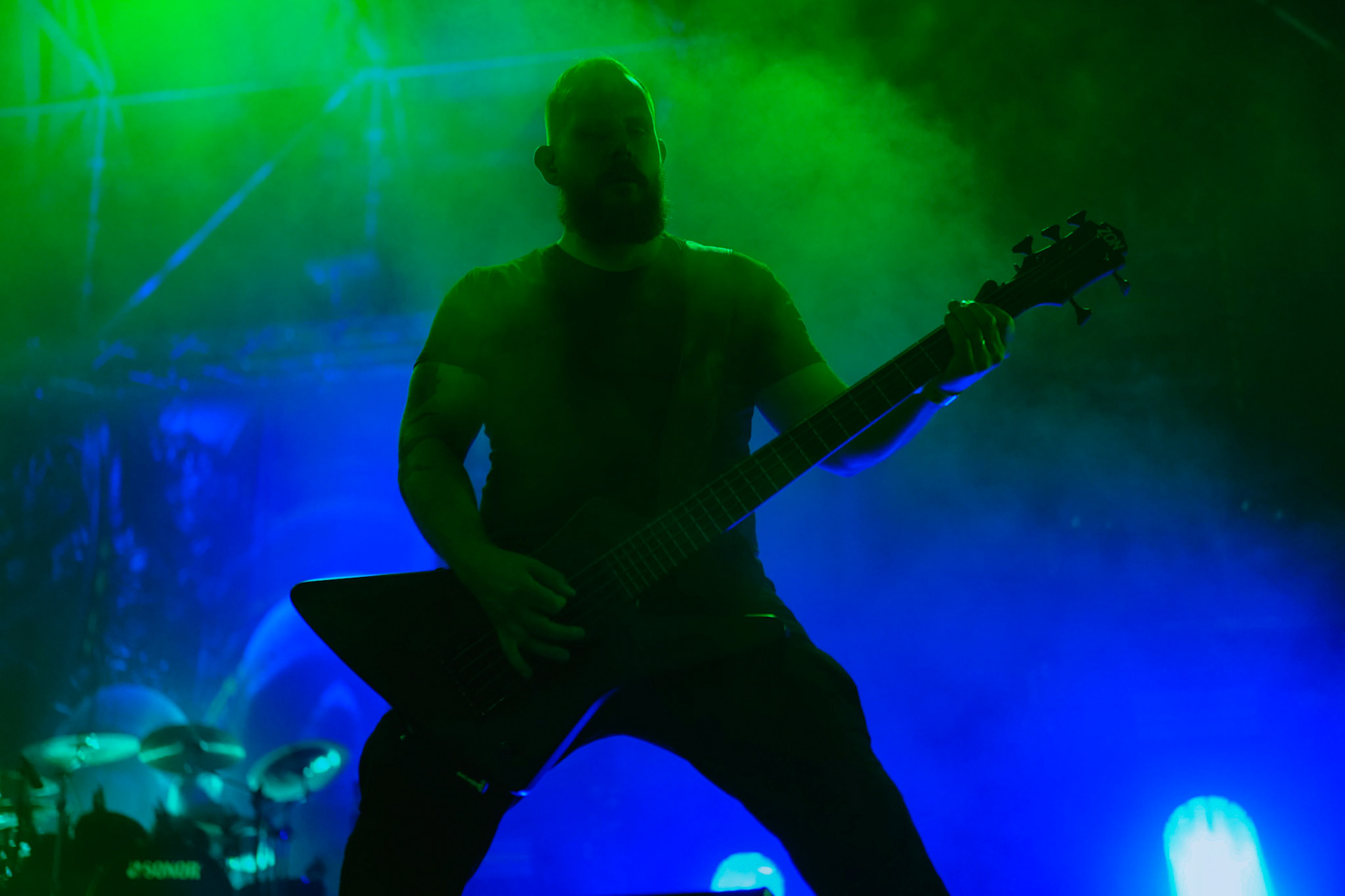 10.06.2023 Meshuggah trzeci dzien festiwaluMystic Festival 2023, Stocznia Gdanska fot. Andrzej Wasilkiewicz/Reporter