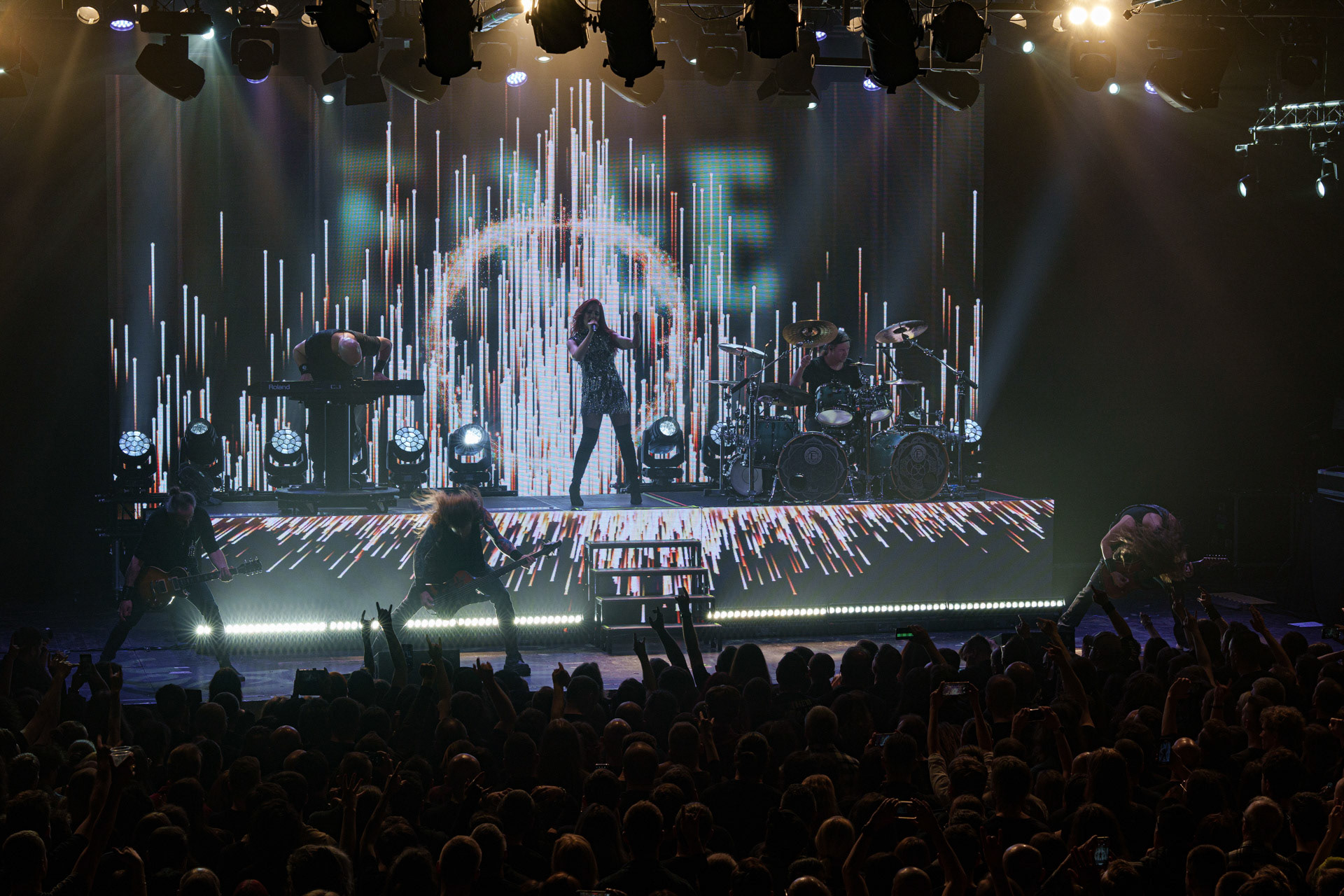 25.03.2023 EPICA - symfoniczny metal, metal progresywny. Klub Progresja, Warszawa, Knock Out Productions. fot. Andrzej Wasilkiewicz/Reporter