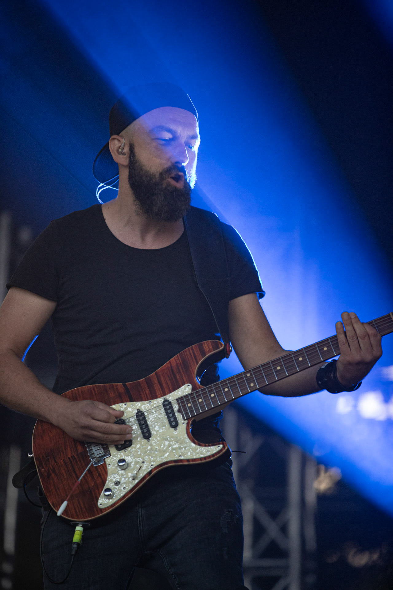 30.07.2021 Agnieszka Chylinska - koncert 25 lat na scenie! Warto bylo szalec. Warszawa Gramy do Woli Progresja.n/z Agnieszka Chylinska – wokal n/z Bartek Krolik – gitara basowa, klawisze,n/z Marek Piotrowski – instrumenty klawiszowe, n/z Maciej Maka – gitara,n/z Bartlomiej Szopix Czerniachowski - perkusja.Pop, pop-rock, hardrock, heavy metal,Fot. Andrzej Wasilkiewicz/Reporter