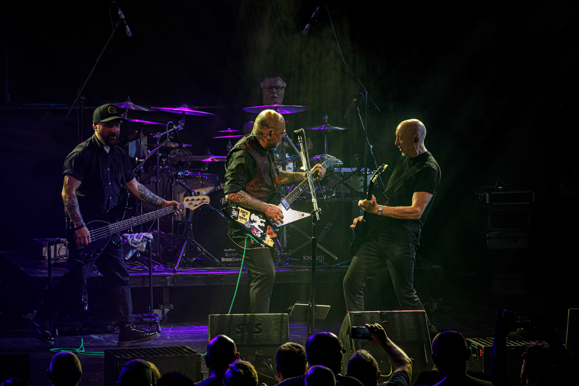 9.07.2022 Illusion Frozen Sun Fest 2022, Warszawa, klub Progresja, n/z Pawel Herbasch – perkusjan/z Tomasz Lipnicki – gitara, wokal,n/z Jerzy Rutkowski – gitaran/z Jarosław Smigiel – gitara basowaFot. Andrzej Wasilkiewicz/Reporter