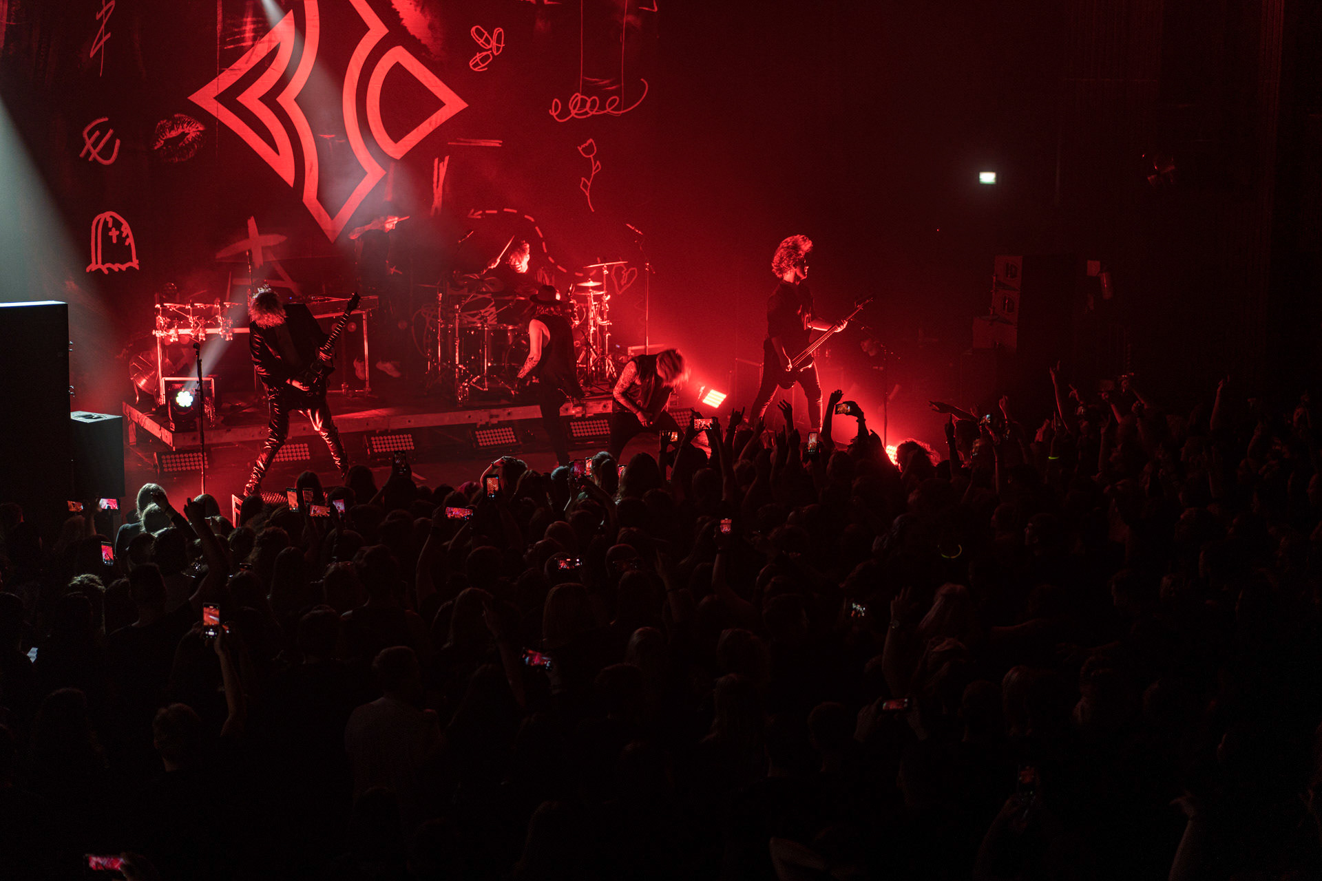 1.10.2022 Blind Channel – finski zespol rockowy zalozony w 2013 roku w Oulu, reprezentant Finlandii w Konkursie Piosenki Eurowizji 2021. Joel Hokka – vocals,Niko Moilanen – vocals,Joonas Porko – guitar,Olli Matela – bass,Tommi Lalli – drums,Aleksi Kaunisvesi – samples, percussion, DJProdukcja Winiary Bookings, patronat Antyradio, klub Progresja, Century Media,fot. Andrzej Wasilkiewicz/Reporter