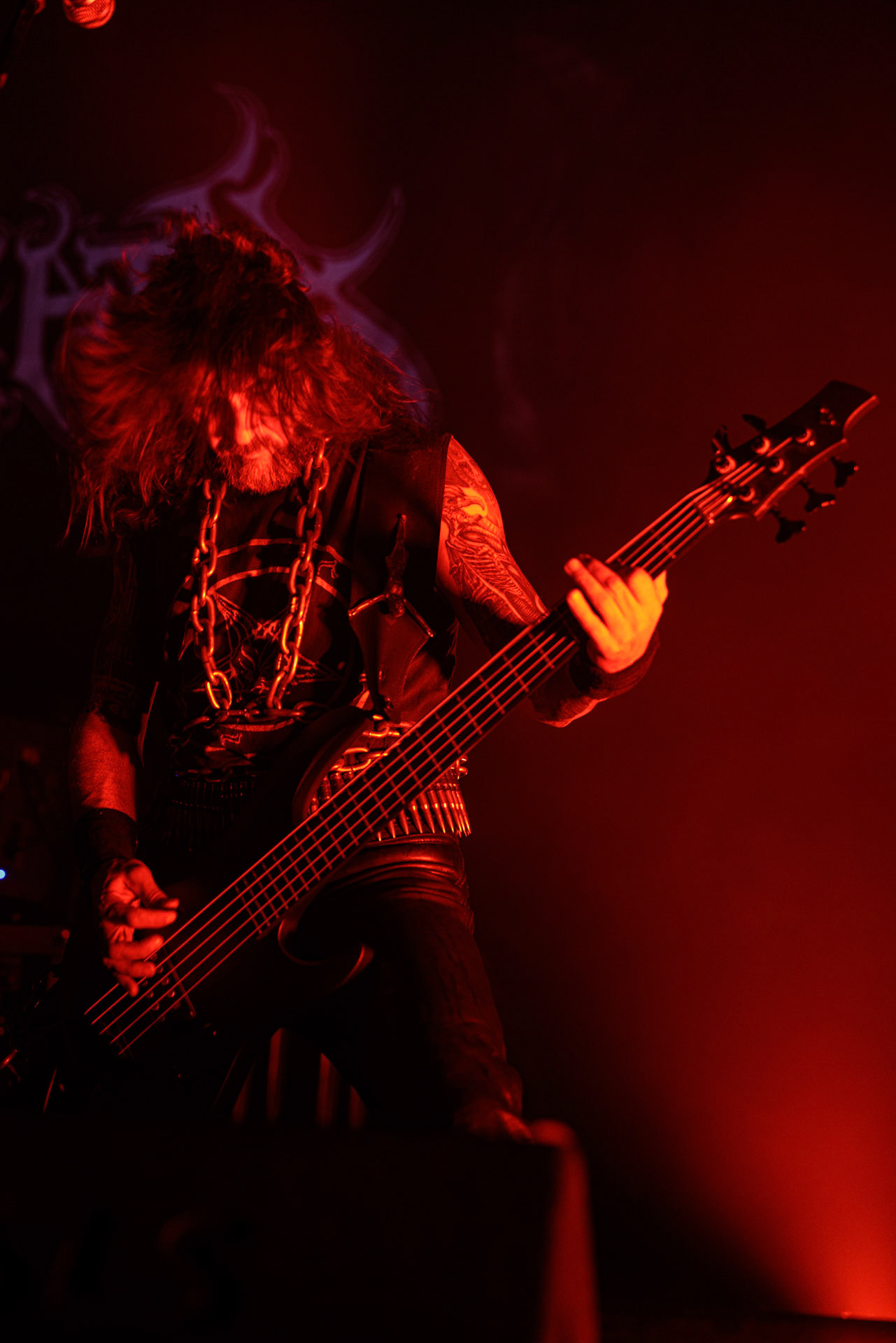 18.02.2022r - Azarath - jako gosc specjalny na warszawskim koncercie Vader w Progresji.n/z Marcin Skullripper – wokal, gitara, n/z Bartlomiej Bart Szudek – gitara, n/z Piotr P. Ostrowski – gitara basowa, n/z Zbigniew Inferno Prominski – perkusja, Left Hand Sounds, Knock Out Productions, Massive Music,fot. Andrzej Wasilkiewicz/Reporter