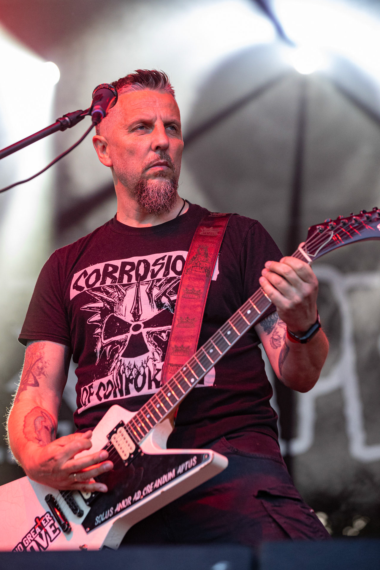 Koncert Luxtorpeda 10 urodziny. Warszawa Progresja.Gramy do Woli.n/z.Robert „Litza” Friedrich – gitara, wokal,Fot. Andrzej kaziq Wasilkiewicz/Reporter