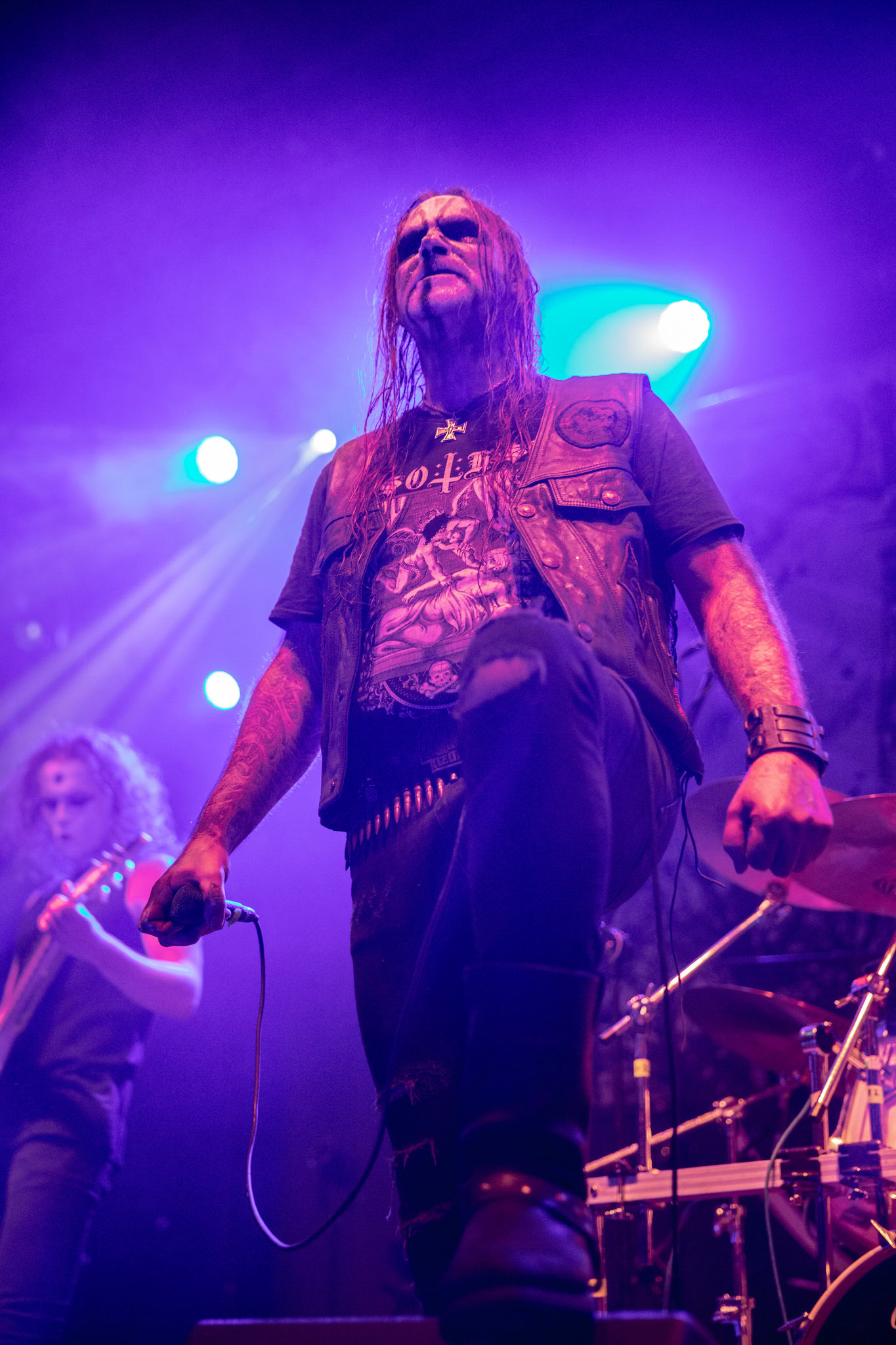 WHOREDOM RIFE - Norwegia - black metal,
koncert w Warszawskiej Progresji w ramach trasy Ecclesia Diabolica Baltica.
fot. Andrzej Wasilkiewicz/Reporter