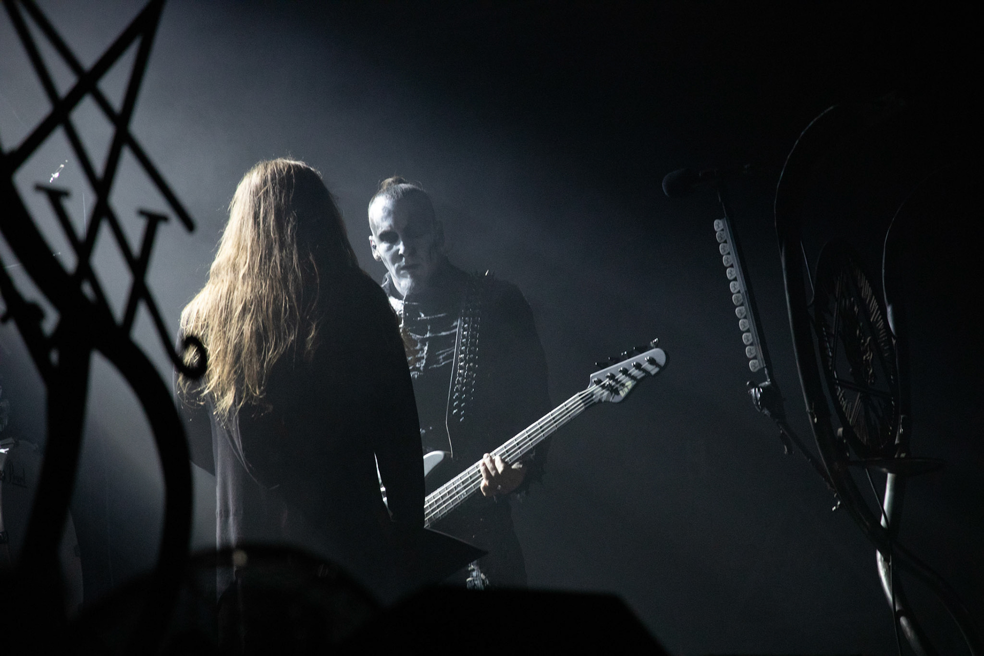 14.12.2018r. Behemoth koncert Merry Christless - Warszawa Progresja, Adam "Nergal" Darski – gitara, wokal prowadzący, 
Zbigniew "Inferno" Promiński – perkusja,
Tomasz "Orion" Wróblewski – gitara basowa, Patryk "Seth" Sztyber – gitara,  fot. Andrzej Wasilkiewicz/Reporter