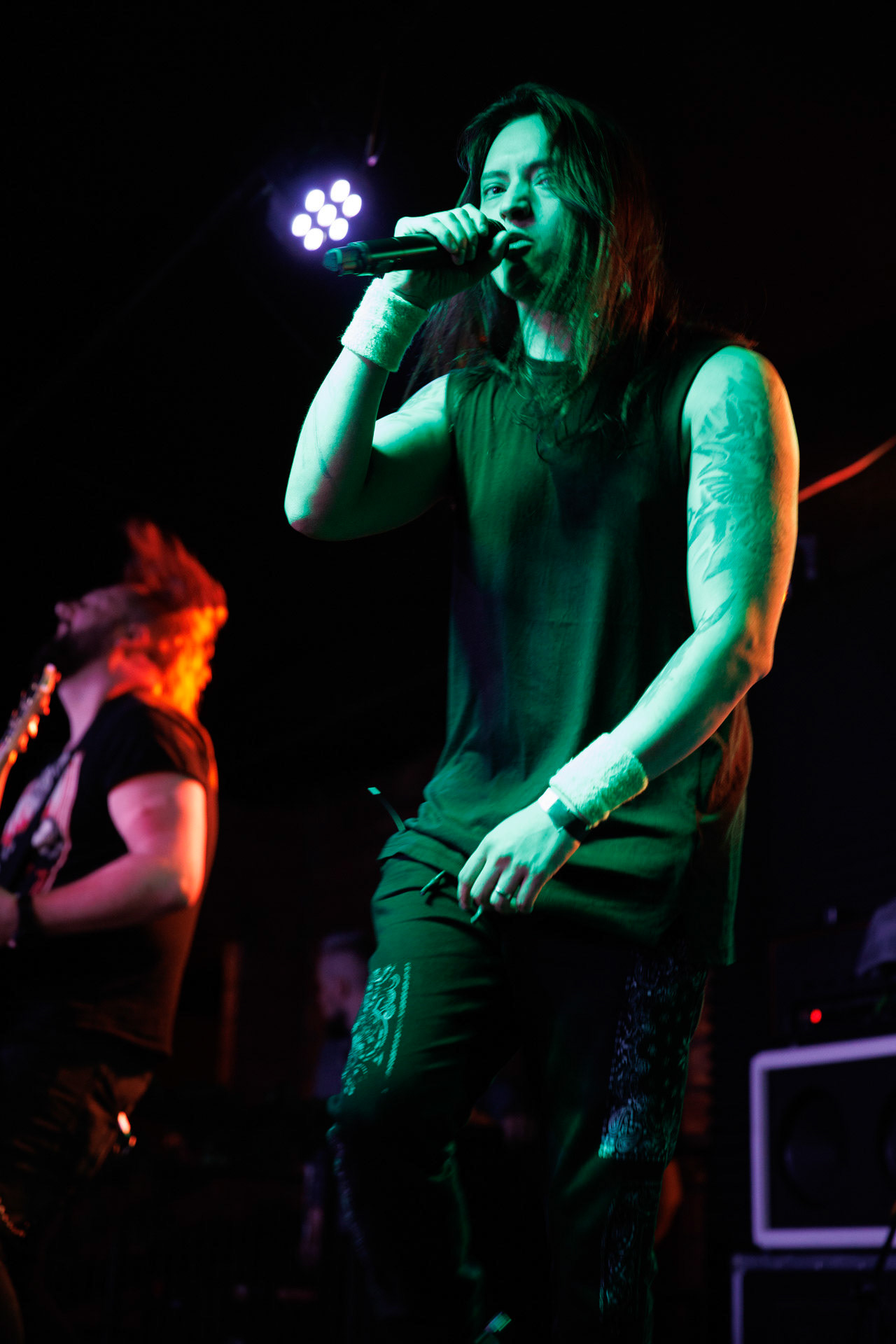 13.11.2021 House Of Death - koncert Warszawa RemontJuan Carlos Cano - wokal,Szymon „Sajmon” Synowka – perkusja,Adam Bielczuk - gitara,Tomasz „Tytus” Pukacki - bass,thrash metal, crossover thrash, heavy metal, speed metal, hard rock,fot. Andrzej Wasilkiewicz/Reporter