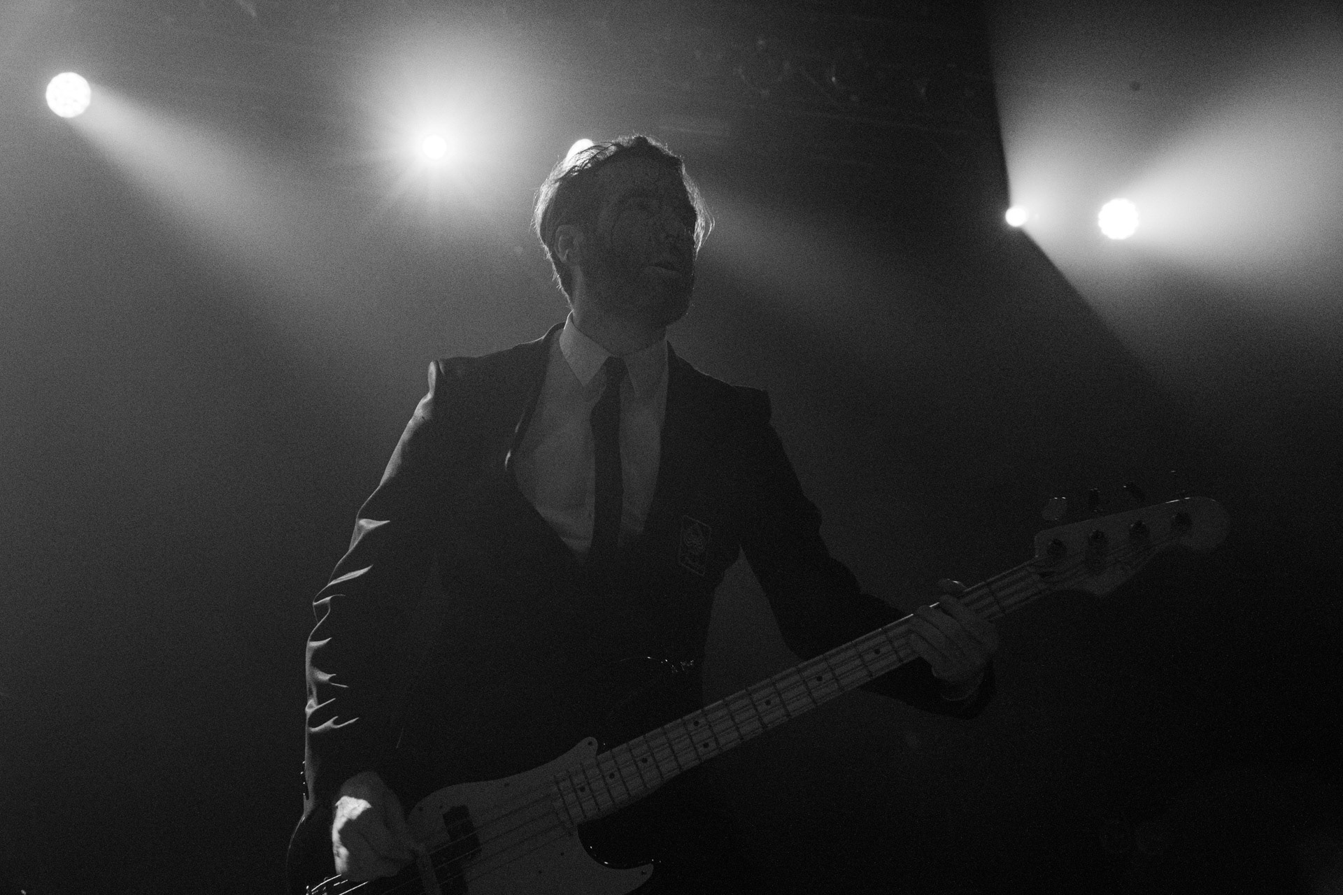 18.12.2021 Masturbator - Antysylwester Antyradia, 18 lat klubu Progresja,n/z Vithor/ growl-git, n/z Raefoth/bas, n/z Czaha/beki, n/z Mayhem/git,metal, blackmetal, thrashmetal, satanic old skull metal, fot. Andrzej Wasilkiewicz/Reporter