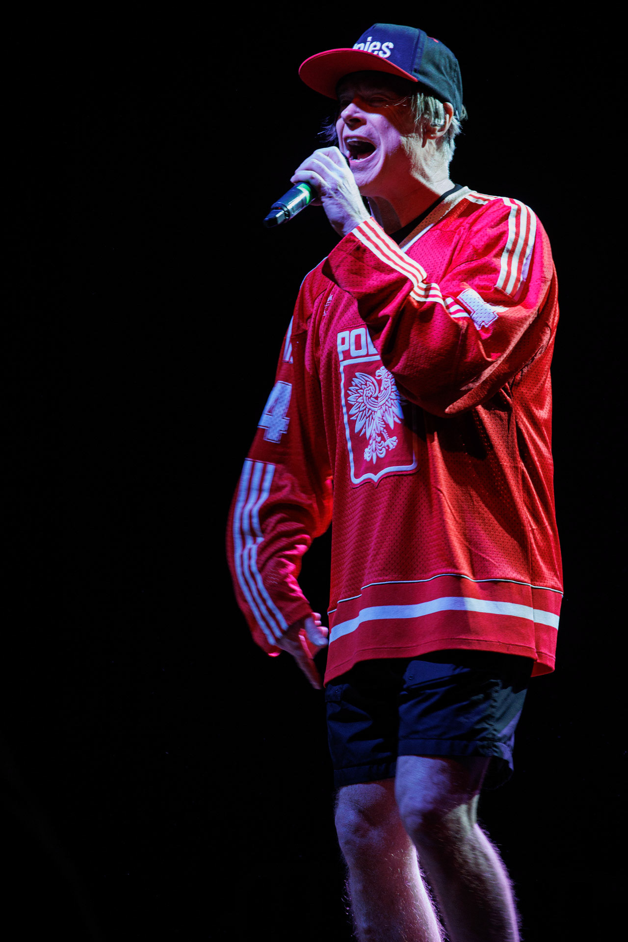 30.11.2021 koncert Dog Eat Dog - USA - hardcore, punkrock, rap, metal, hip hop, reggae, soul, funk,n/z John Connor (vocals), koncert Warszawa, Progresja 25 lat albumu Play Games -  Dog Eat Dog.fot. Andrzej Wasilkiewicz/Reporter