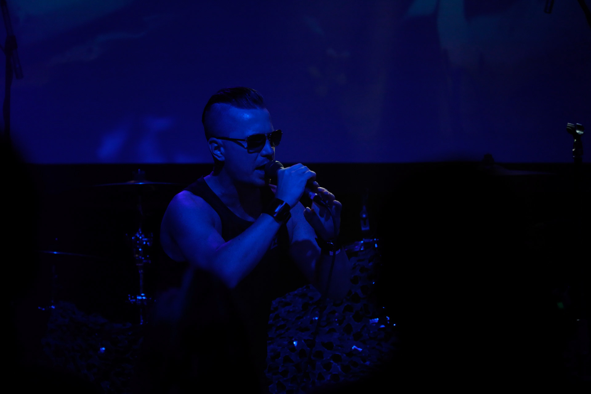 9.08.2022 TENSION CONTROL (Niemcy) - Oldschool EBM - Warszawski koncert w Progresji.  WiniaryBookings,fot. Andrzej Wasilkiewicz/kaziq.com