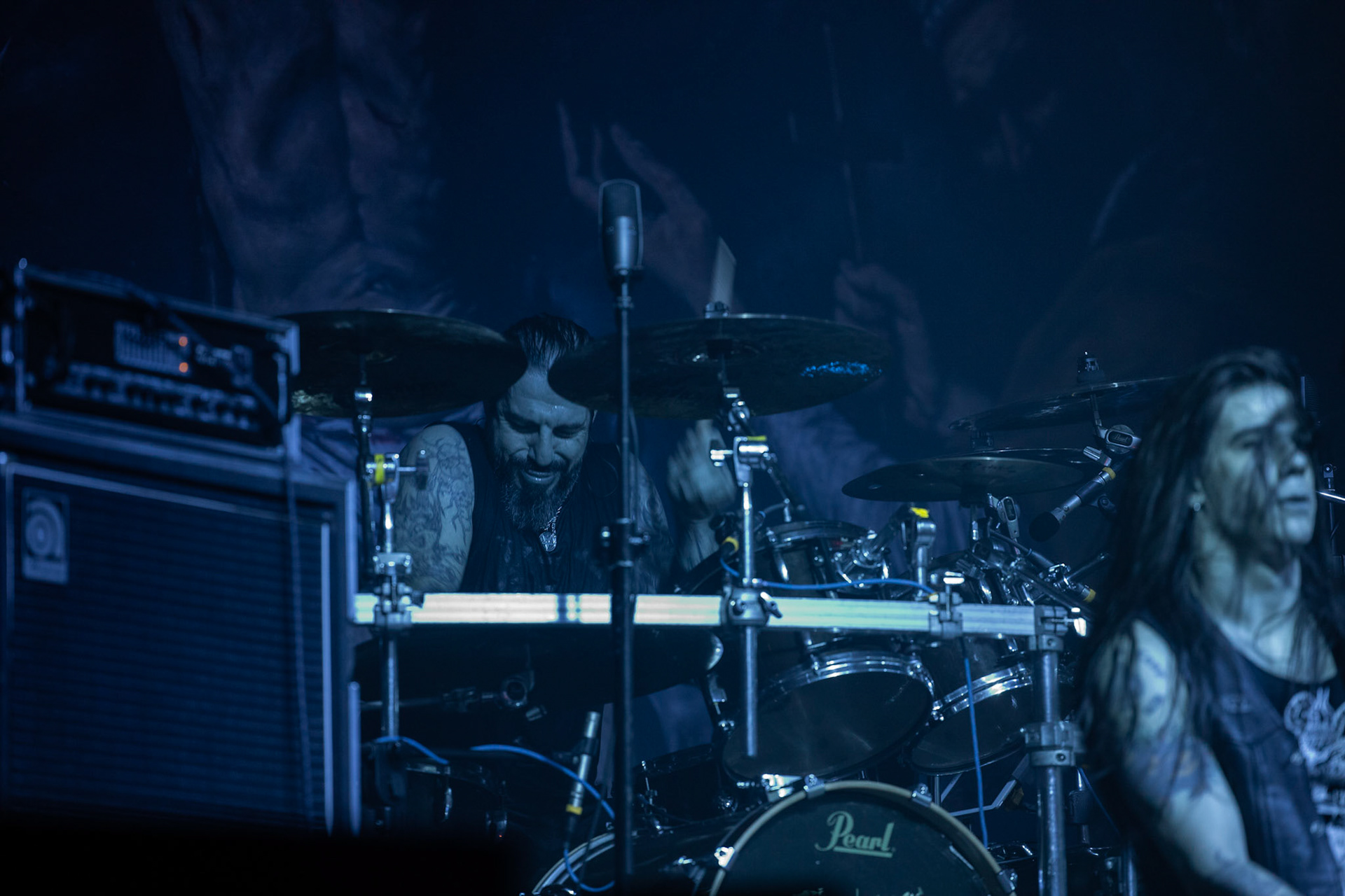 25.11.2019 Warszawa Klub Progresja Europejska Trasa Moonspell z Rotting Christ 2019 
koncert Rotting Christ
N/z Sakis Tolis gitara wokal
N/z Themis Tolis perkusja 
N/z Vagelis Karzis gitara basowa
N/z George Emmanuel  gitara
fot. Andrzej Wasilkiewicz/REPORTER