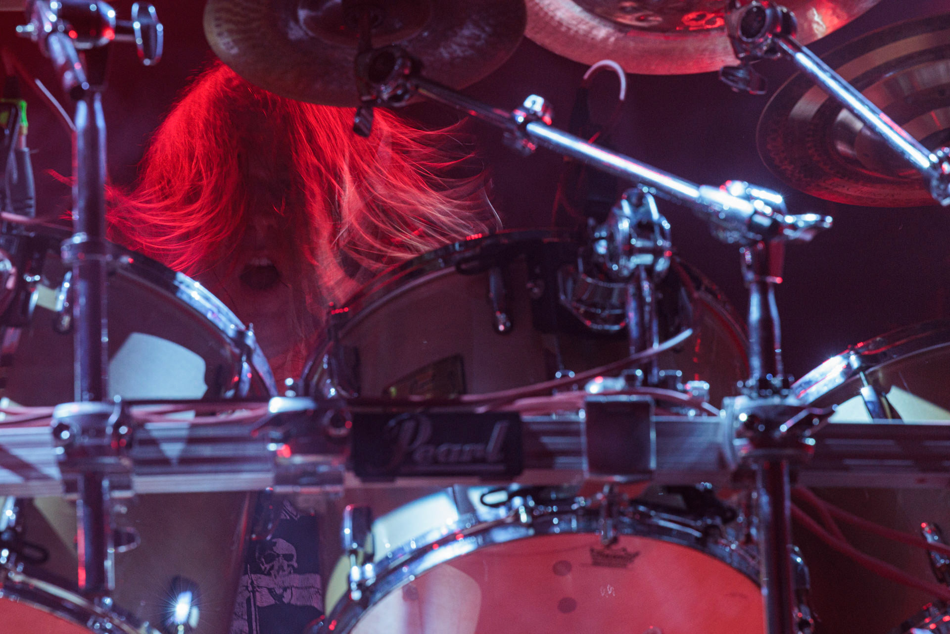 18.02.2022r - Azarath - jako gosc specjalny na warszawskim koncercie Vader w Progresji.n/z Marcin Skullripper – wokal, gitara, n/z Bartlomiej Bart Szudek – gitara, n/z Piotr P. Ostrowski – gitara basowa, n/z Zbigniew Inferno Prominski – perkusja, Left Hand Sounds, Knock Out Productions, Massive Music,fot. Andrzej Wasilkiewicz/Reporter