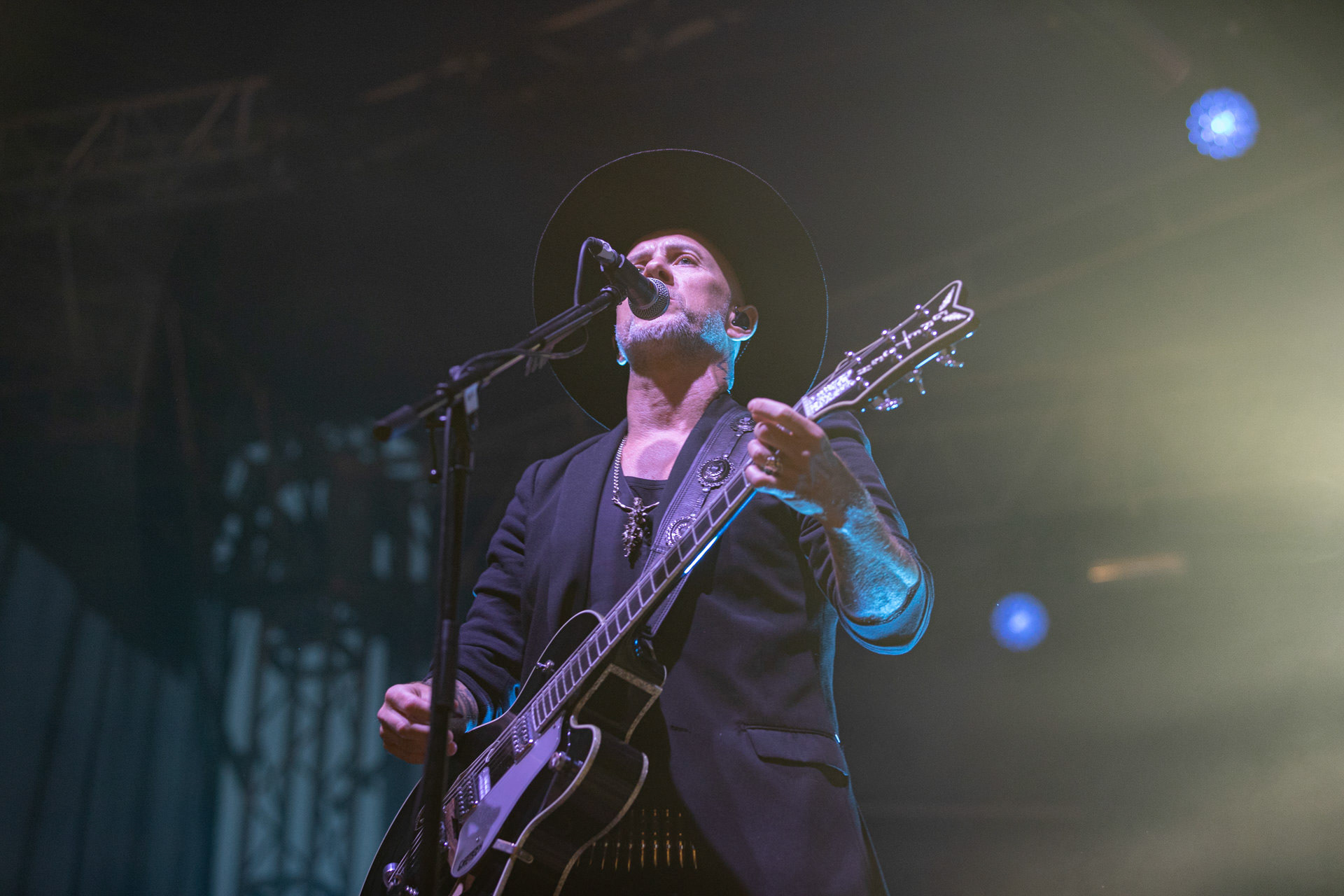 13.08.2021 koncert Me And That Man w Warszawie,Letnia scena Progresji, Gramy do Woli.n/z Adam Nergal Darski - gitara, wokal,n/z John Porter - gitara, wokal,n/z Łukasz Kumański - perkusja,n/z Matteo Bassoli - bass, wokal,n/z Sasha Boole - gitara, wokal,Fot. Andrzej Wasilkiewicz/Reporter