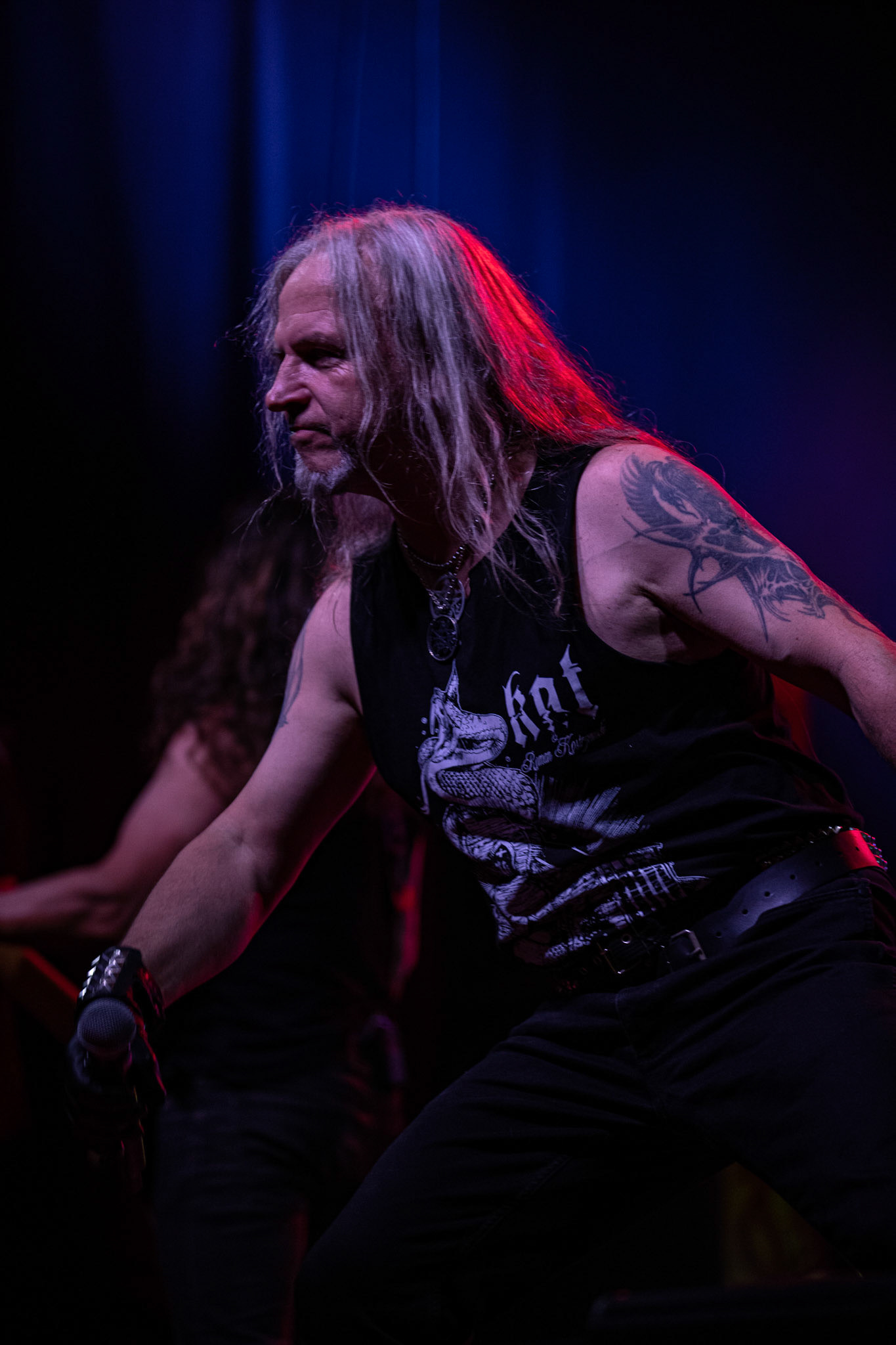 12.09.2021 - KAT i Roman Kostrzewski - koncert "Do zobaczenia w piekle" Wroclaw, Centrum Koncertowe A2.   Piotr „Peter” Wiwczarek (Vader), fot. Andrzej kaziq Wasilkiewicz