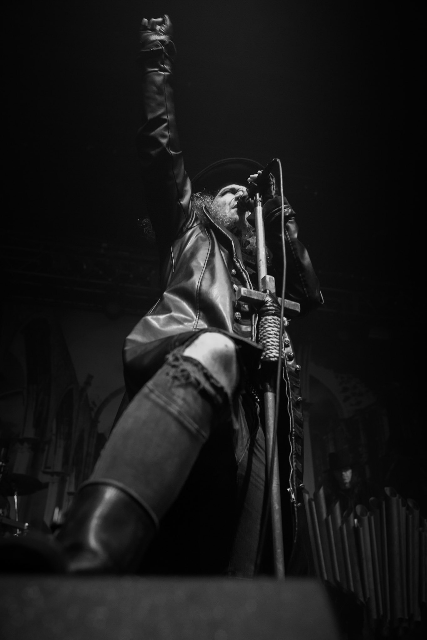 25.11.2019 Warszawa Klub Progresja Europejska Trasa Moonspell z Rotting Christ 2019
koncert Moonspell
N/z Fernando Langsuyar Ribeiro wokal  
N/z Ricardo Amorim gitara  
N/z Pedro Passionis Paixăo instrumenty klawiszowe  
N/z Miguel Mike Gaspar perkusja  
N/z Aires Pereira gitara basowa 
fot. Andrzej Wasilkiewicz/REPORTER