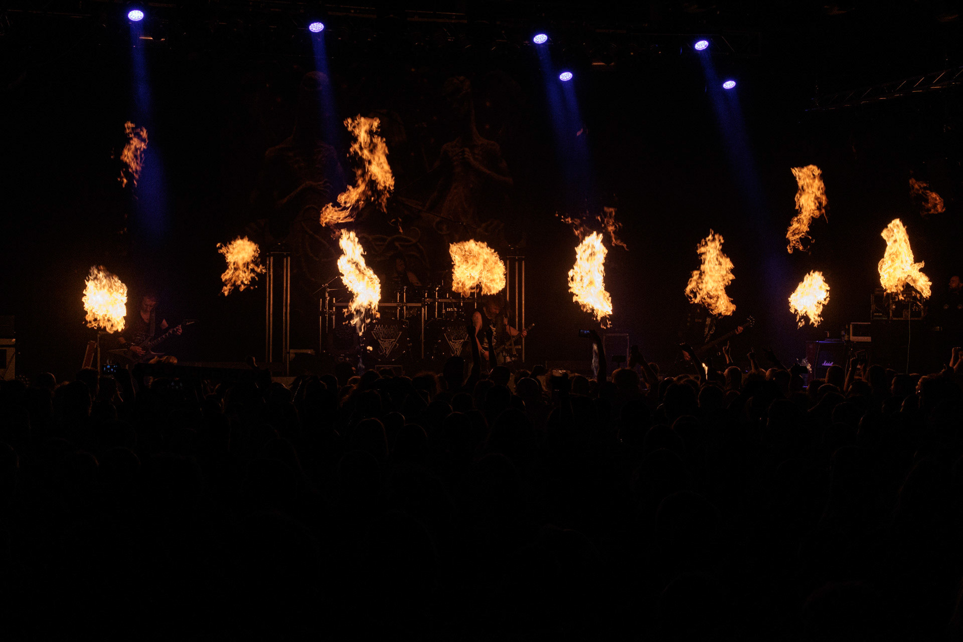 18.02.2022 - Vader - trasa Przebudzenie Tyranow koncert w warszawskiej Progresji.Peter: Guitar + VocalsSpider: GuitarHal: BassKruszyna: DrumsLeft Hand Sounds, Knock Out Productions, Massive Music,fot. Andrzej Wasilkiewicz/Reporter