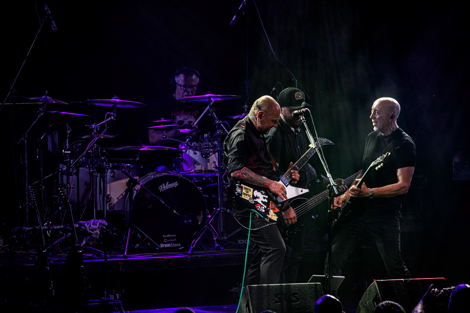 9.07.2022 Illusion Frozen Sun Fest 2022, Warszawa, klub Progresja, n/z Pawel Herbasch – perkusjan/z Tomasz Lipnicki – gitara, wokal,n/z Jerzy Rutkowski – gitaran/z Jarosław Smigiel – gitara basowaFot. Andrzej Wasilkiewicz/Reporter