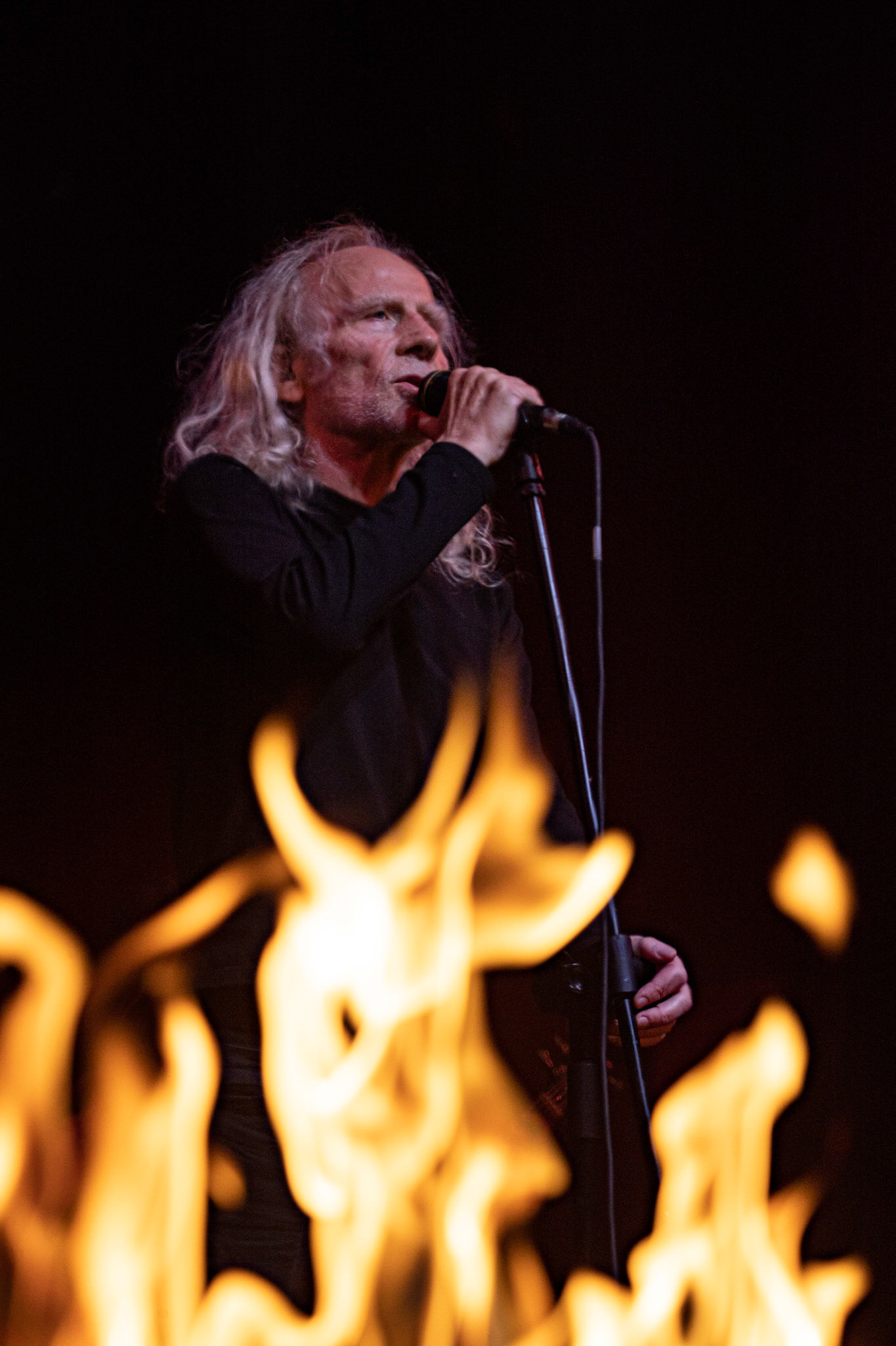 12.09.2021 - KAT i Roman Kostrzewski - koncert "Do zobaczenia w piekle" Wroclaw, Centrum Koncertowe A2.  Roman Kostrzewski – wokal, fot. Andrzej kaziq Wasilkiewicz