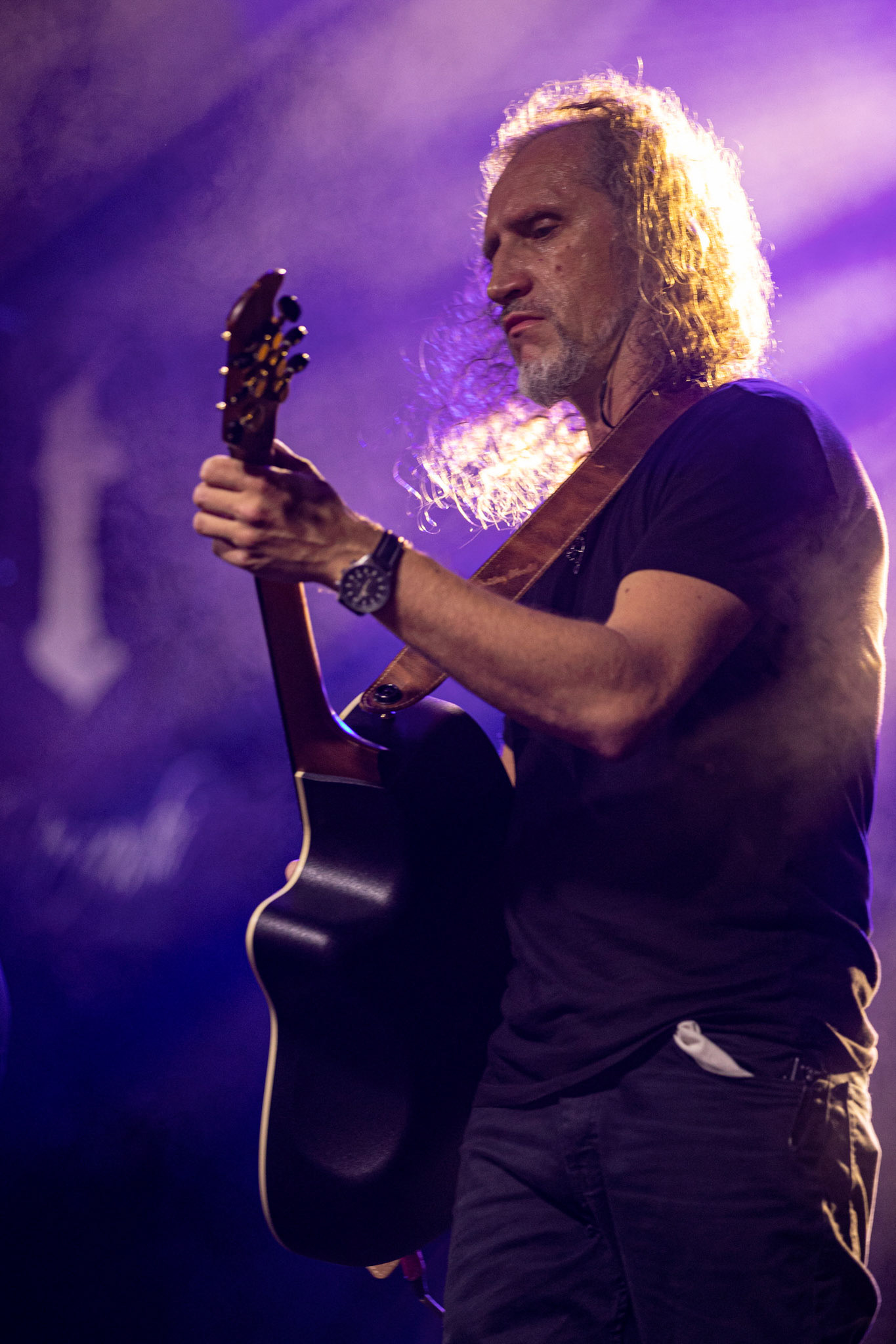 12.09.2021 - KAT i Roman Kostrzewski - koncert "Do zobaczenia w piekle" Wroclaw, Centrum Koncertowe A2.  Marek „Spider” Pająk (Vader),fot. Andrzej kaziq Wasilkiewicz