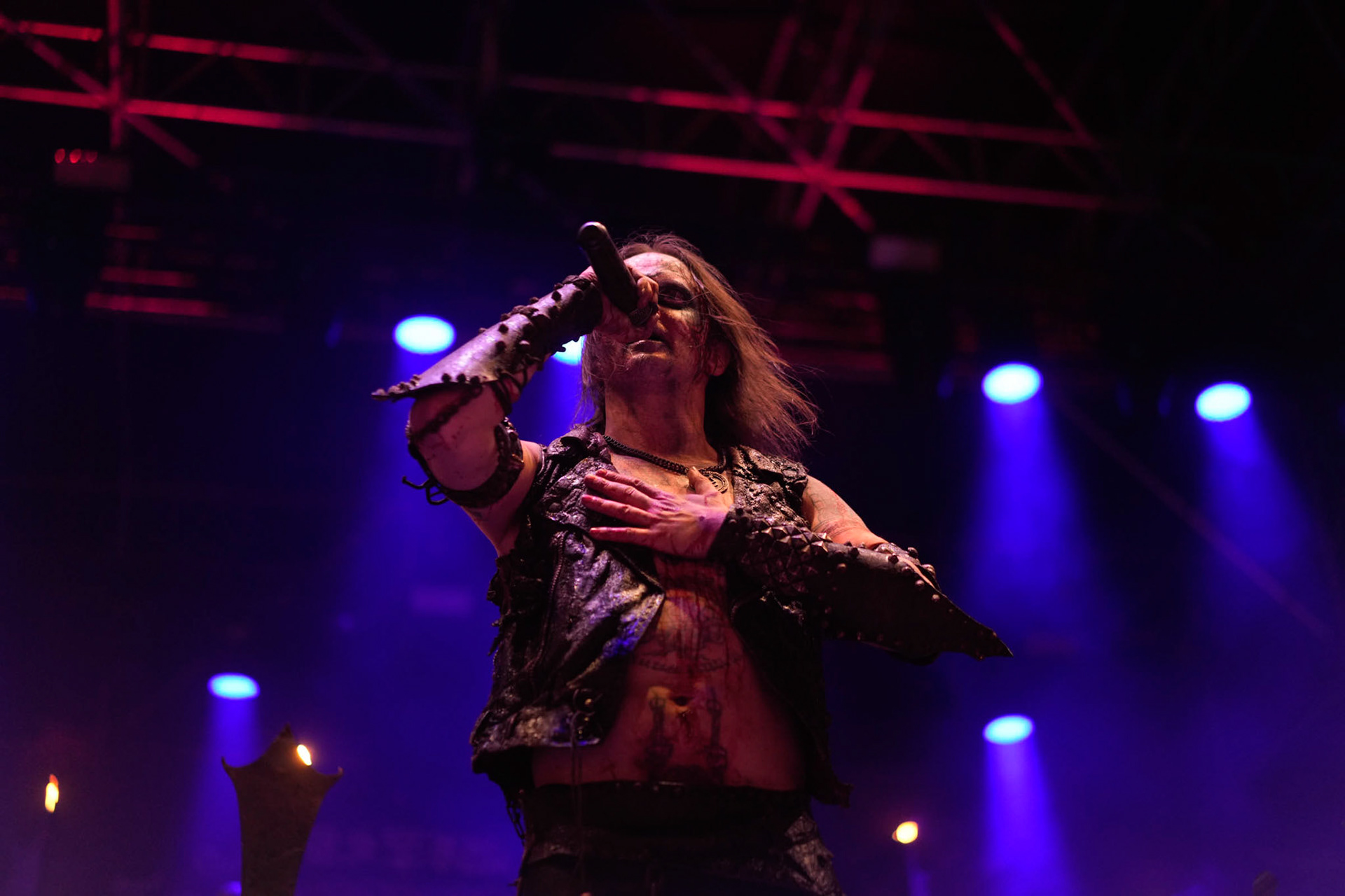 9.06.2023 Watain dzien drugi festiwaluMystic Festival 2023, Stocznia Gdanska fot. Andrzej Wasilkiewicz/Reporter