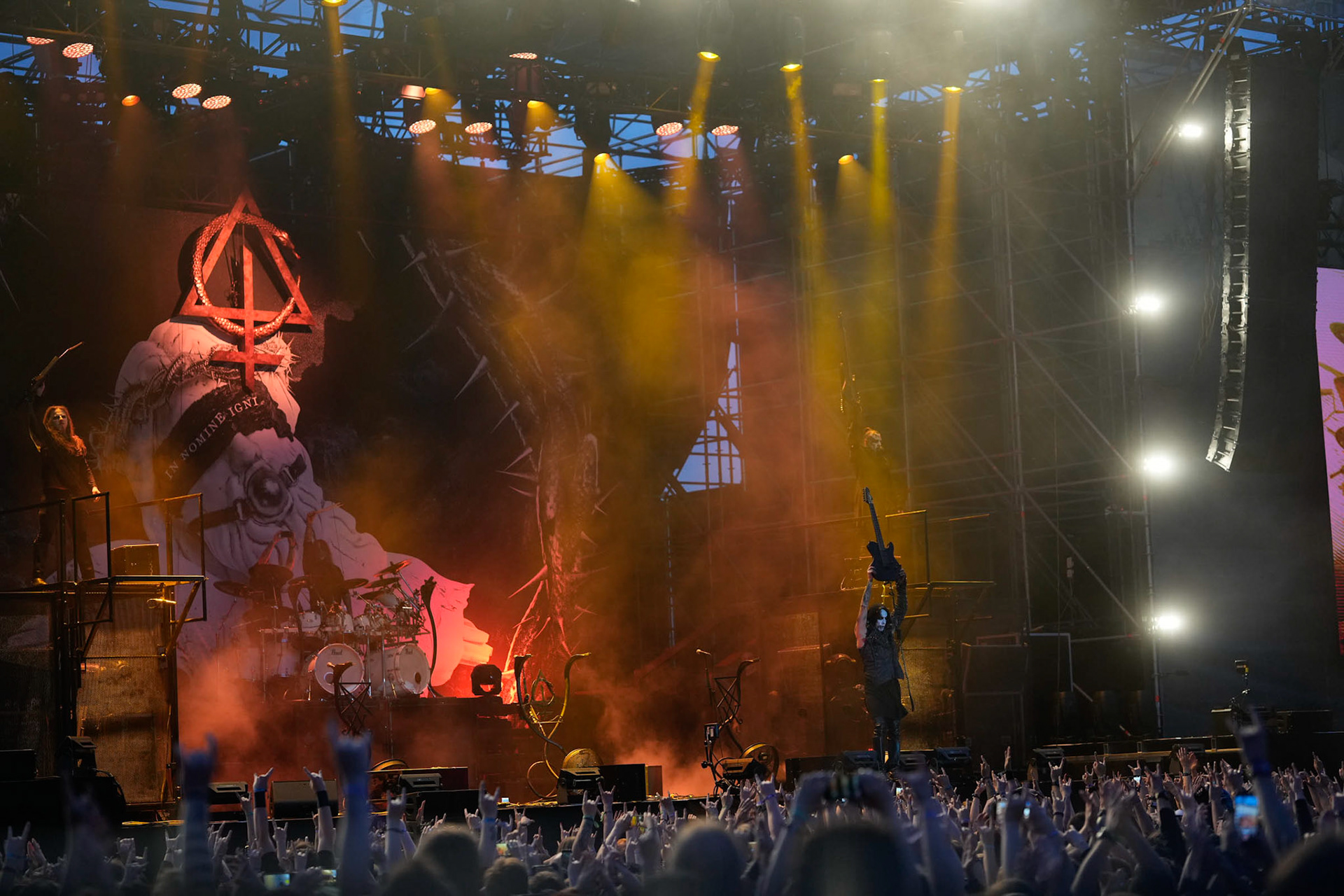 7.06.2023 Behemoth dzien pierwszy festiwaluMystic Festival 2023, Stocznia Gdanska fot. Andrzej Wasilkiewicz/Reporter