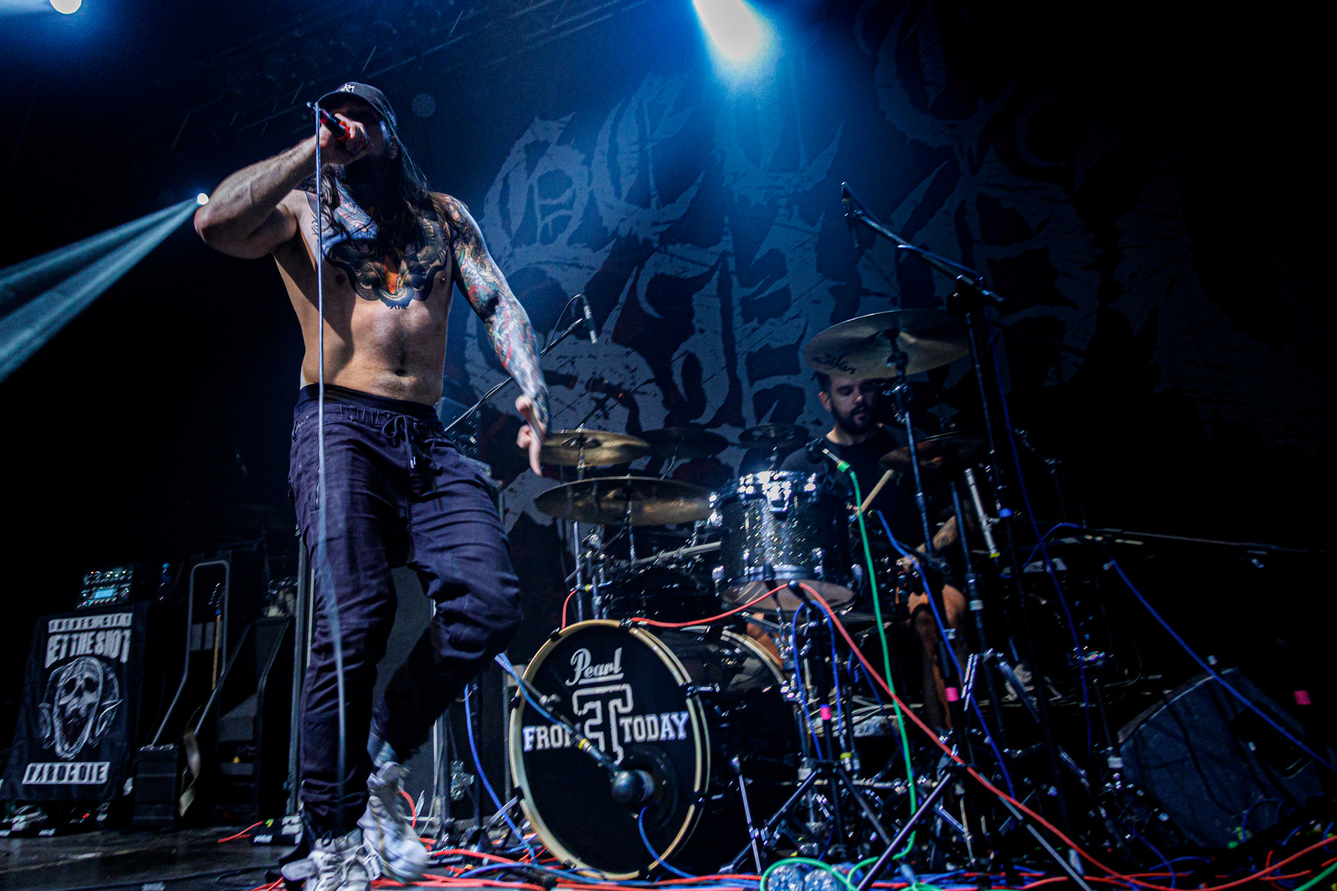 9.07.2022 Get The Shot Frozen Sun Fest 2022, Warszawa, klub Progresja, kanadyjski hardcore z Quebec, wscieklosc i gniew wobec tego co dostaja od zycia.Jean-Philippe Lagace - wokal,Tom Chiasson - gitara,Guy-Pierre Genest - gitara,Dan Fisher Roberge - bass,David St. Pierre - perkusja,fot. Andrzej Wasilkiewicz/Reporter