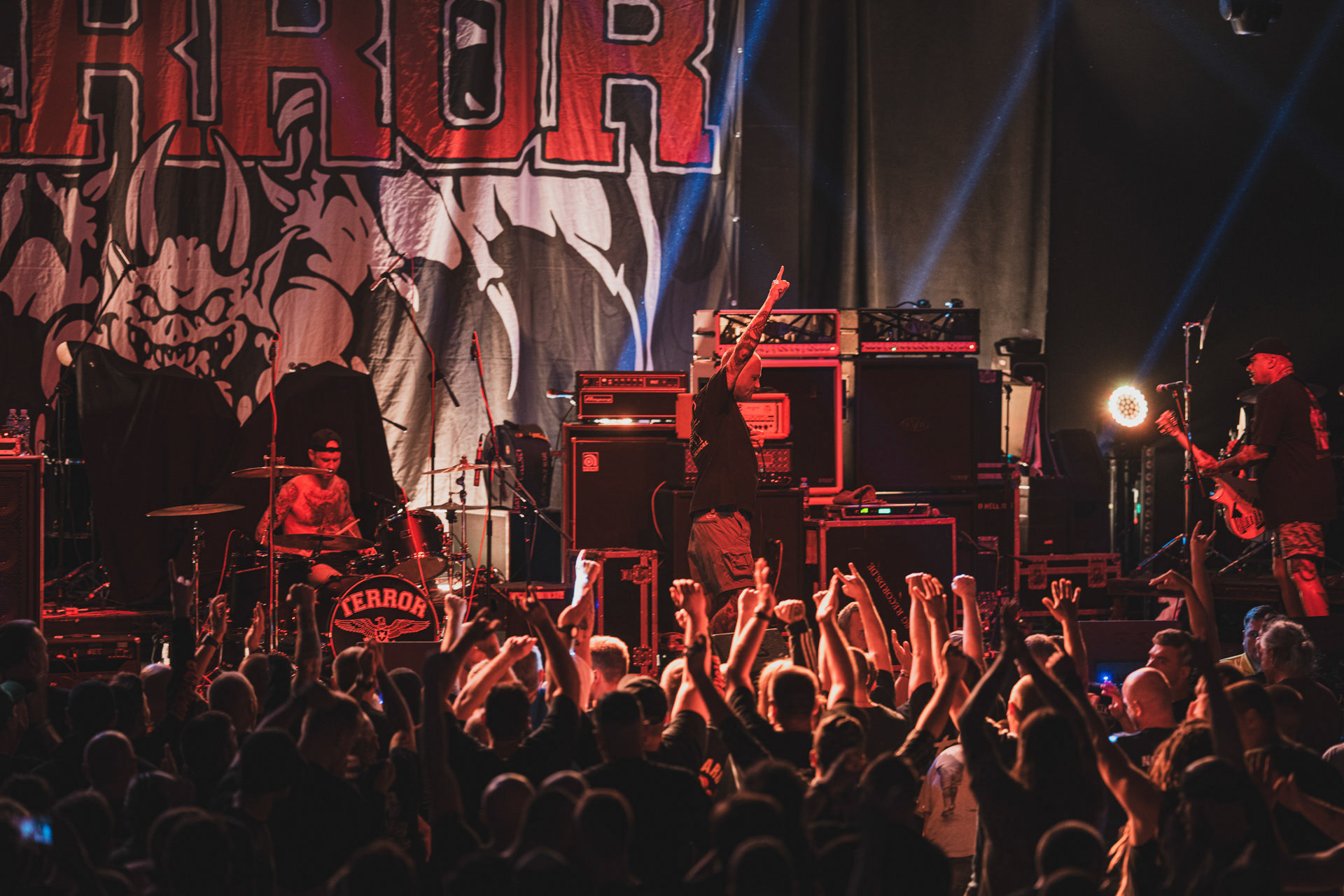 8.08.2023 TERROR - Warszawa klub Progresja,Produkcja Knock Out Productions. fot. Andrzej Wasilkiewicz/kaziq.com
