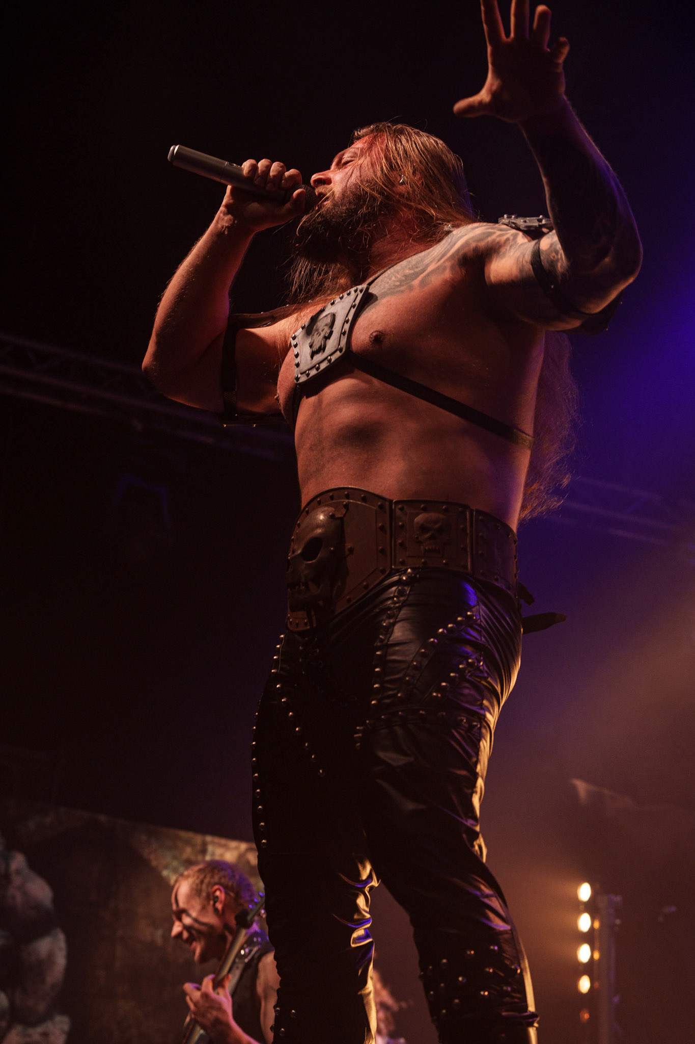 2024.03.21 ALL FOR METAL (Wlochy / Niemcy) heavy metal. Warszawa Progresja, Knock Out Productions, fot. Andrzej Wasilkiewicz/Reporter