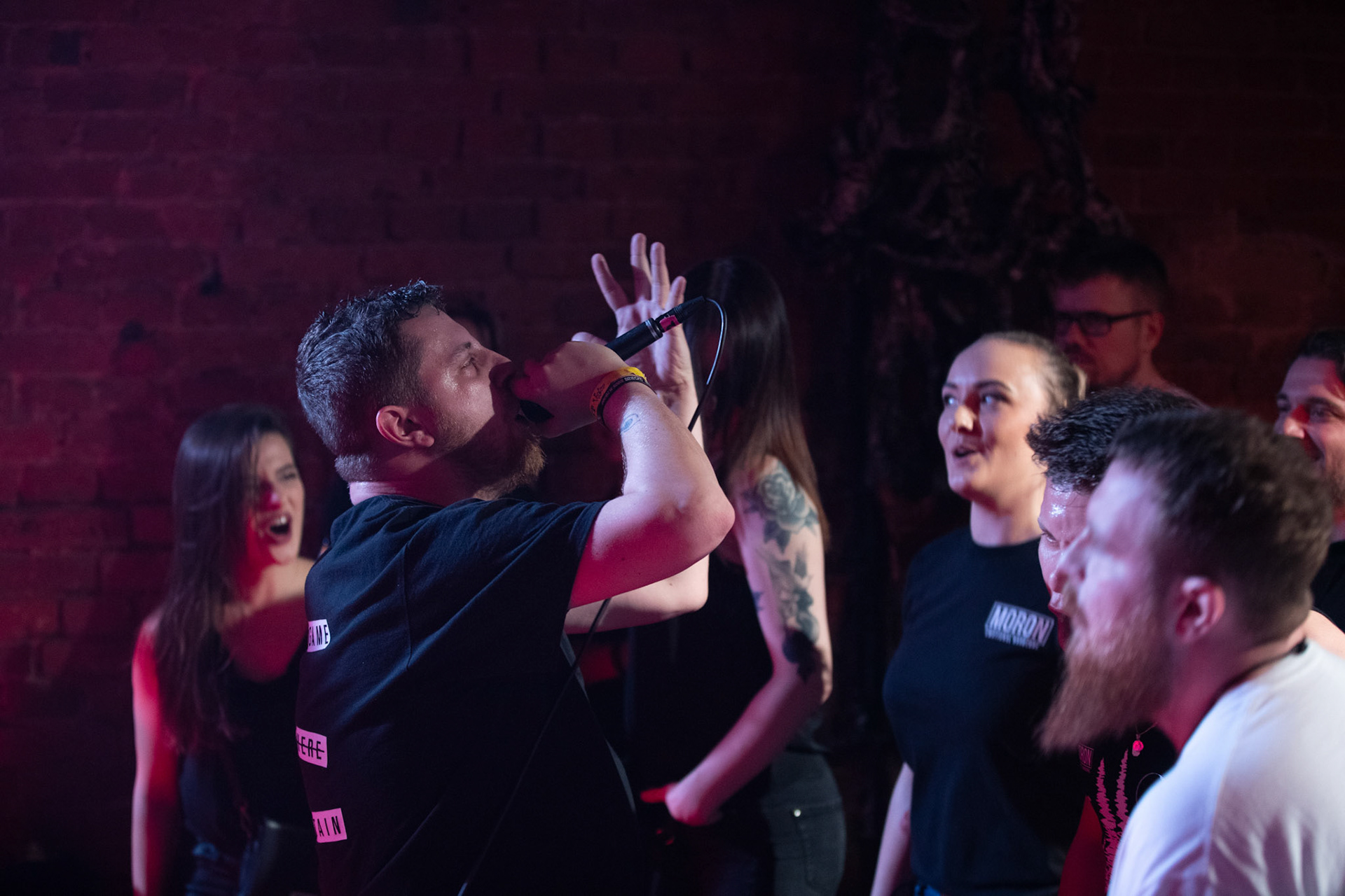 1.02.2020 Blood For Blood Tour part I. koncert zespołu Moron - Post Hardcore, Hardcore, Punk, Warszawa klub VooDoo, fot. Andrzej Wasilkiewicz/REPORTER