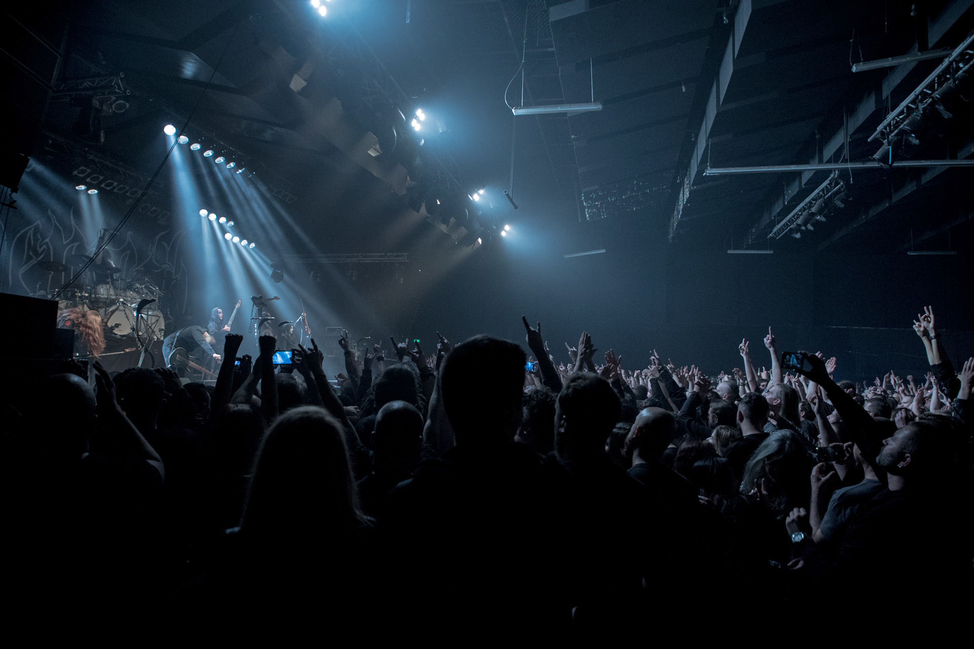 15.12.2017r. Behemoth koncert Merry Christless - Warszawa Progresja, Adam "Nergal" Darski – gitara, wokal prowadzący, 
Zbigniew "Inferno" Promiński – perkusja,
Tomasz "Orion" Wróblewski – gitara basowa, Patryk "Seth" Sztyber – gitara,  fot. Andrzej Wasilkiewicz/Reporter