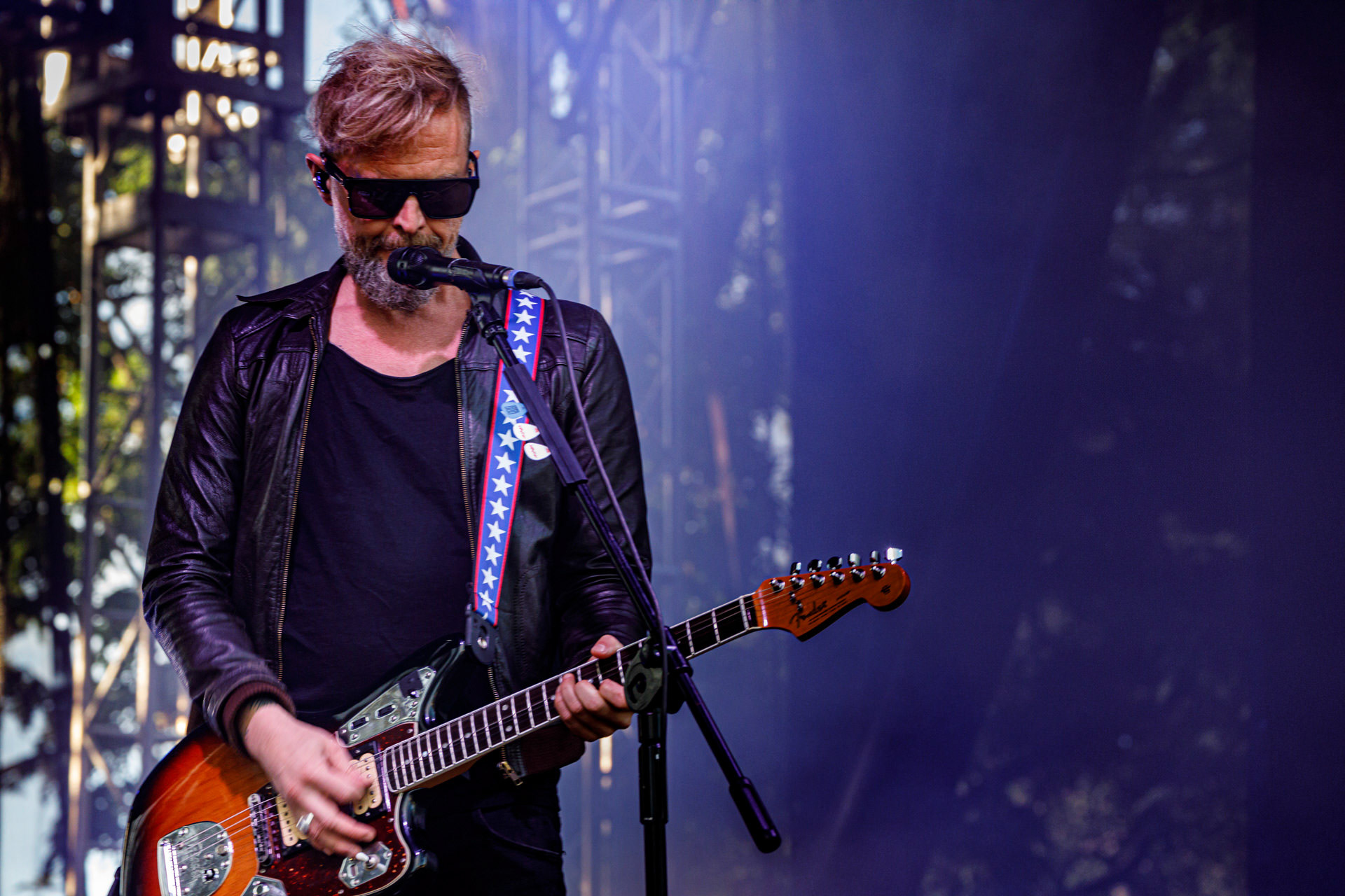 10.07.2022 Organek -  Antyfest Antyradia 2022 - Warszawa, letnia scena klubu Progresja. Tomasz Organek – gitara, wokal,Adam Staszewski – gitara basowa,Robert Markiewicz – perkusja,Tomasz Lewandowski – instrumenty klawiszowe,Rock alternatywny.fot. Andrzej Wasilkiewicz/Reporter