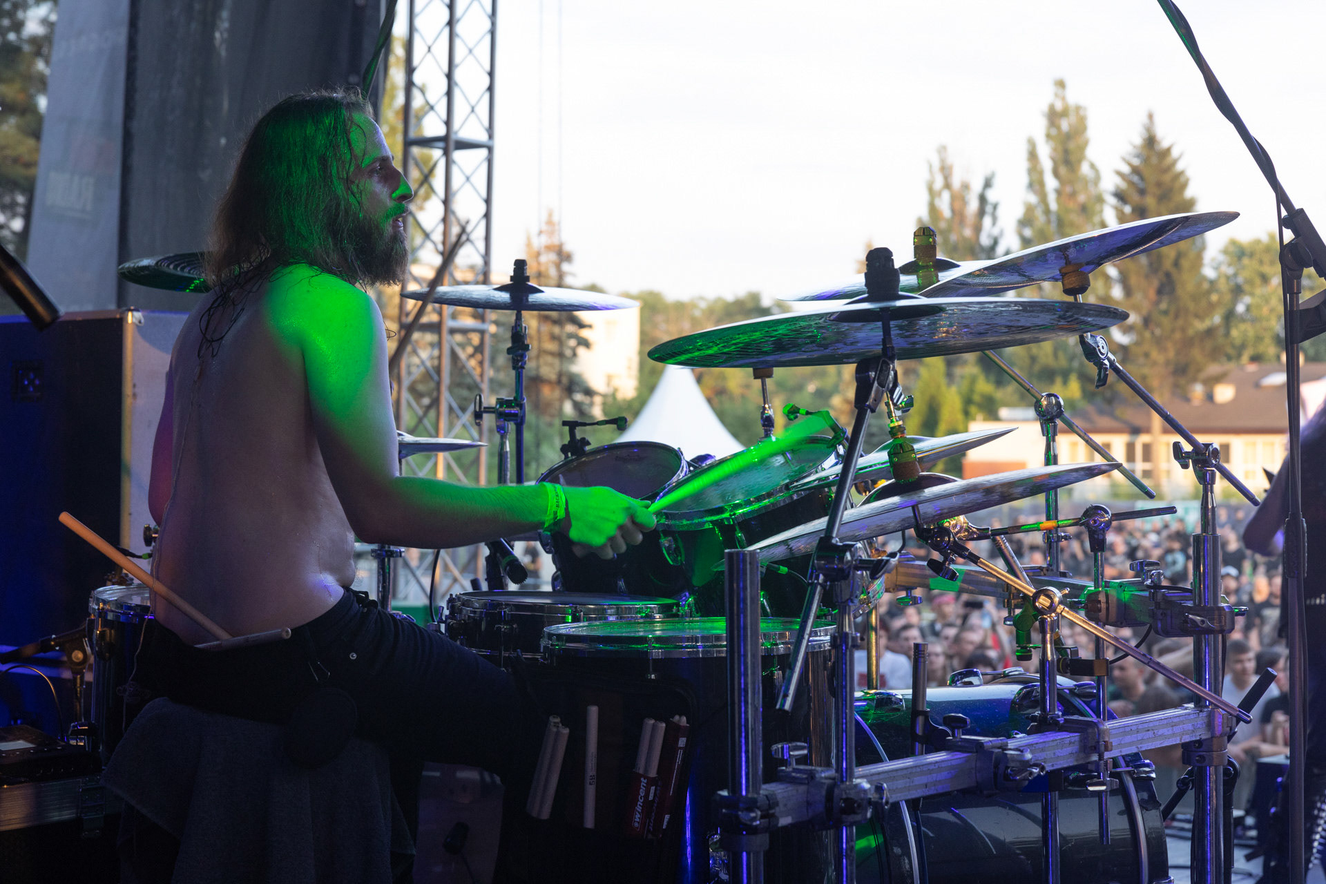 31.07.2021 Vader - koncert warszawska Progresja, Gramy do Woli,n/z Peter: Guitar + Vocalsn/z Pajak: Guitarn/z Hal: Bassn/z James: Drumsfot. Andrzej Wasilkiewicz/Reporter