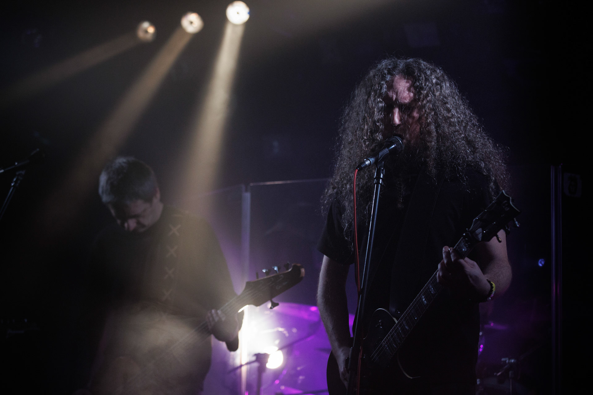 Painthing - death, doom metal.Koncert Czwarta Fala MMXXII klub VooDoo Warszawa.n/z Kuba Grobelny – guitar, vocal, n/z Bartłomiej Kaczor – guitar, n/z Darek Ojdana – keys, n/z Jan Rajkow-Krzywicki – bass,n/z Tomasz Śwital – drums,Fot. Andrzej Wasilkiewicz/kaziq.com