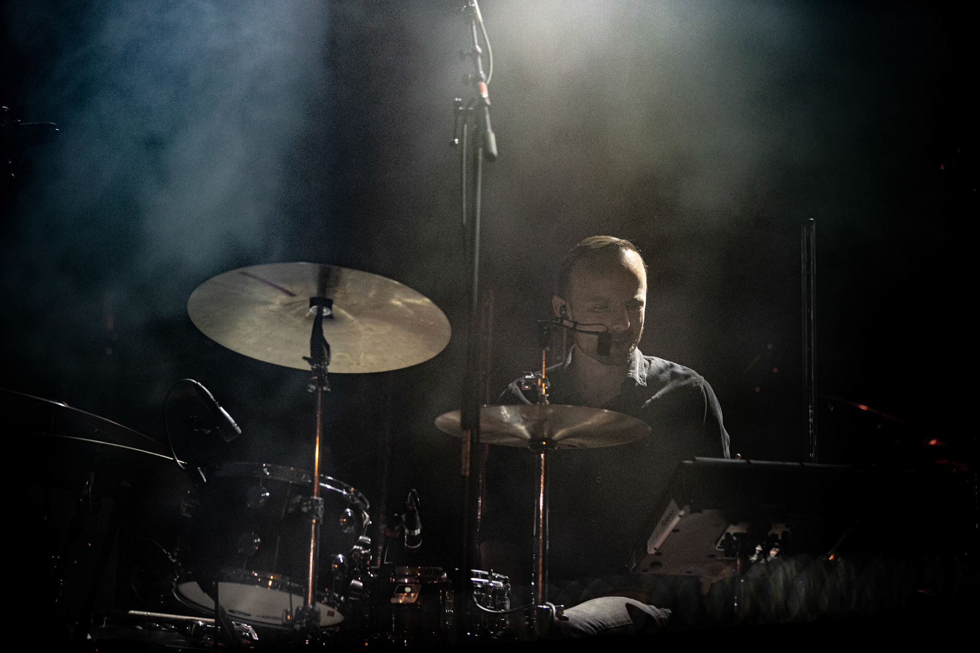 16.09.2021 TIDES FROM NEBULA koncert, Krakow Hype Park,Knock Out Production, Mystic Production,Post-rock, muzyka alternatywna, progresywny rock.n/z Tomasz Stolowski – perkusja,Fot. Andrzej Wasilkiewicz/Reporter